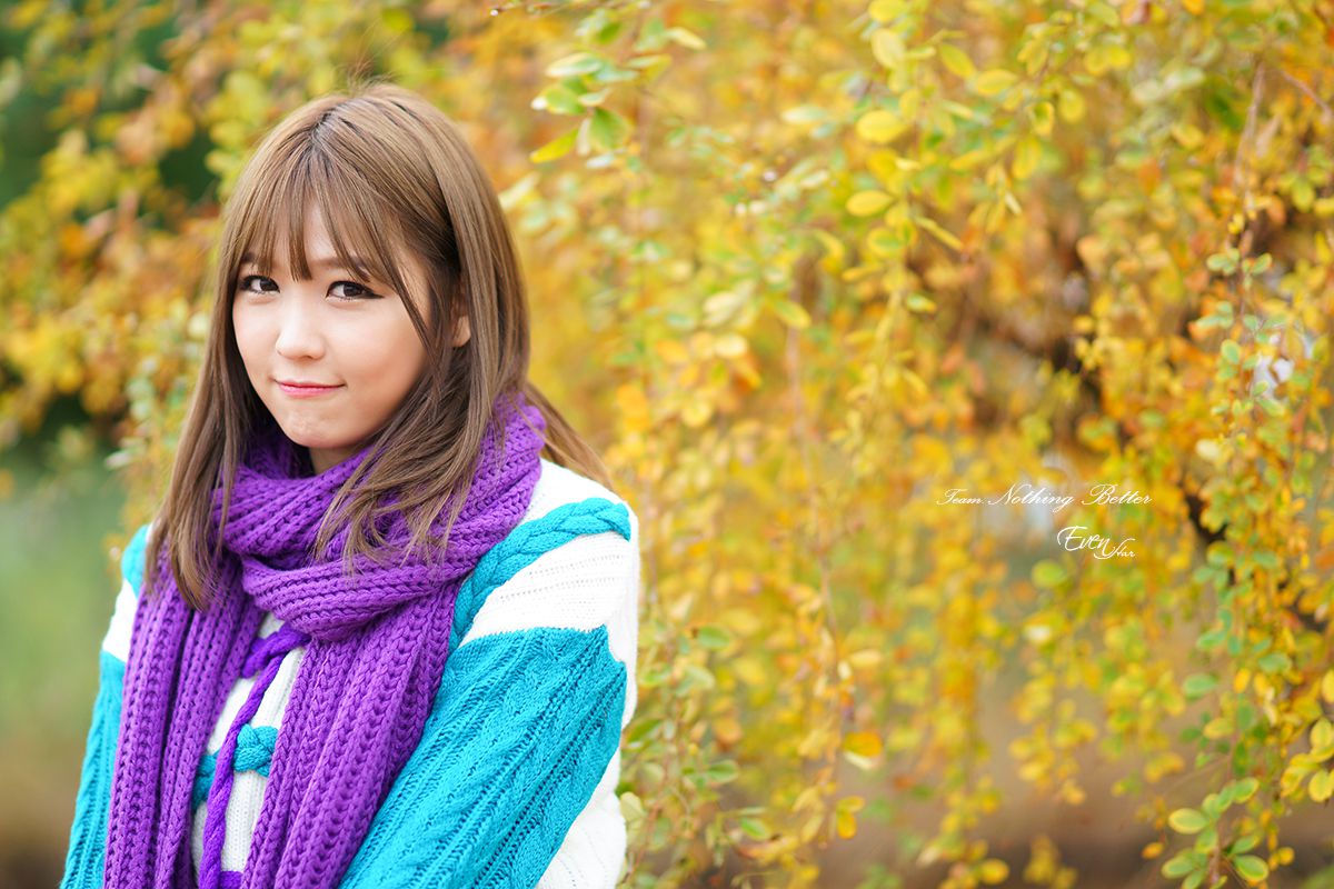 李仁慧《户外小清新围巾系列》套图-图62