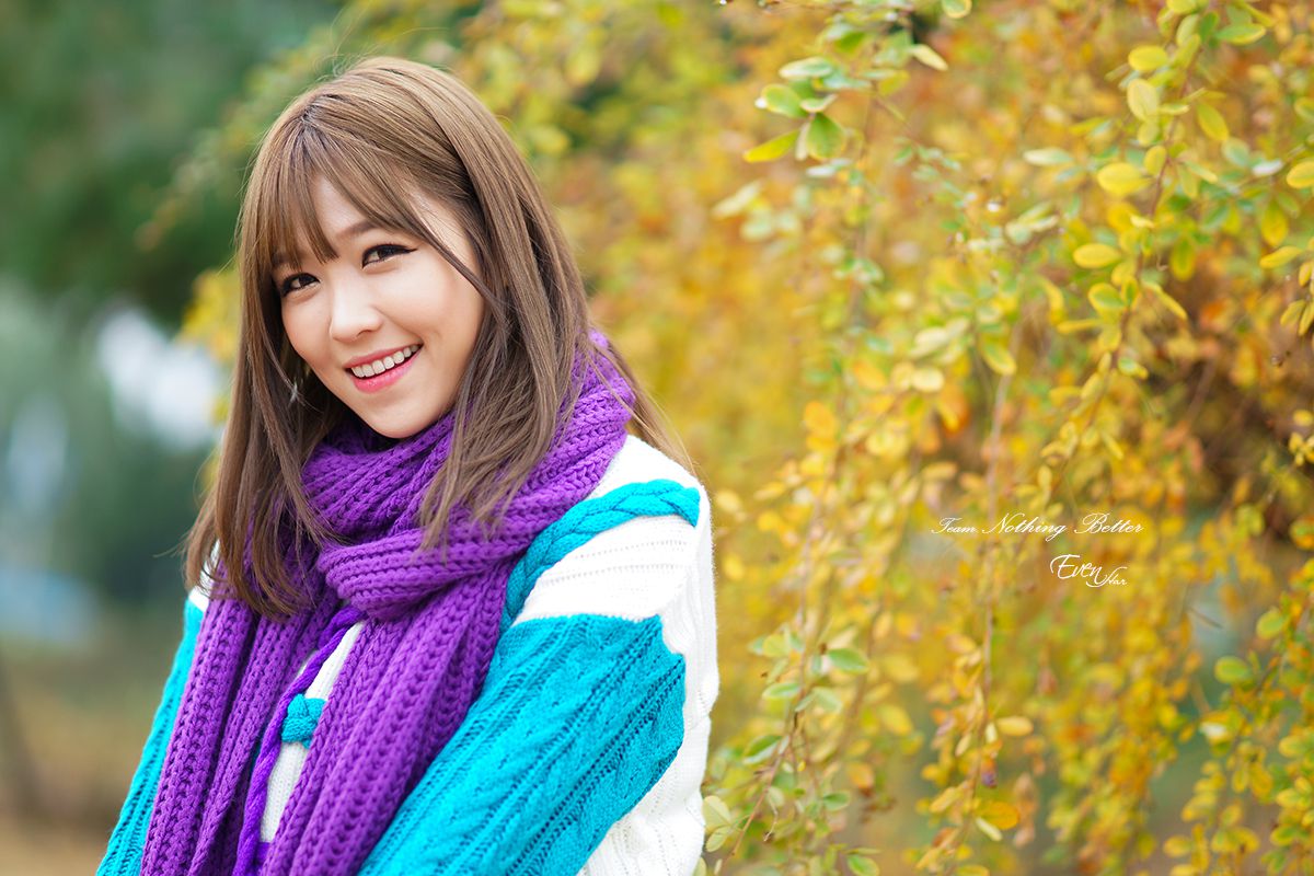 李仁慧《户外小清新围巾系列》套图-图63