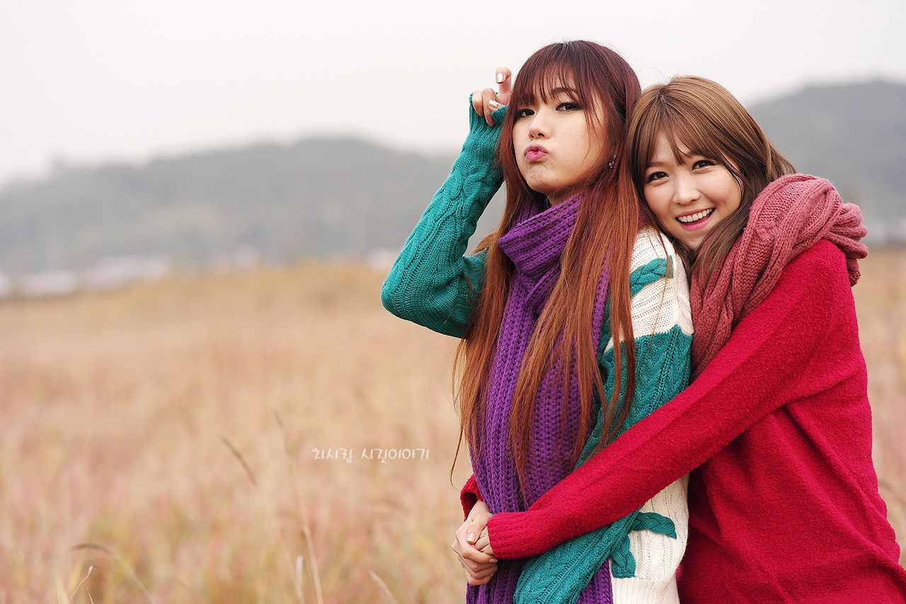 李仁慧《户外小清新围巾系列》套图-图67