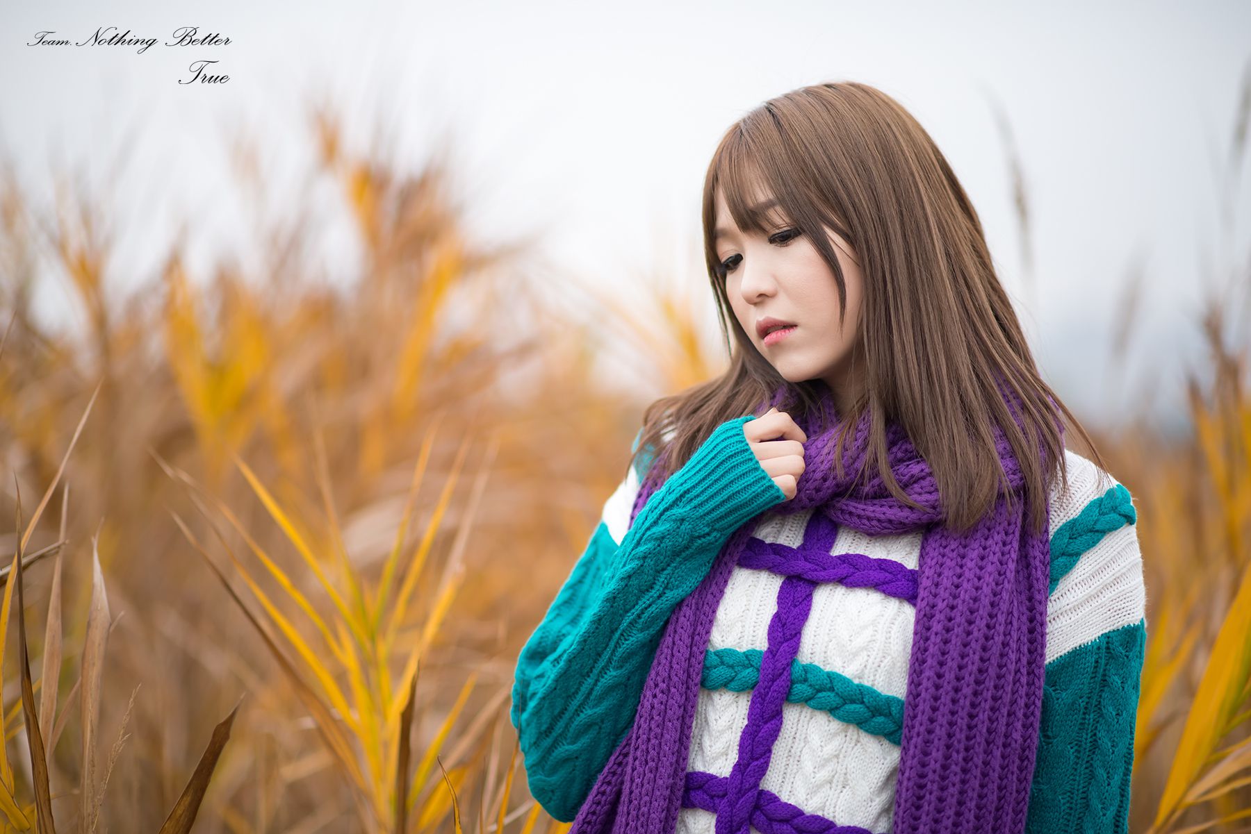 李仁慧《户外小清新围巾系列》套图-图70