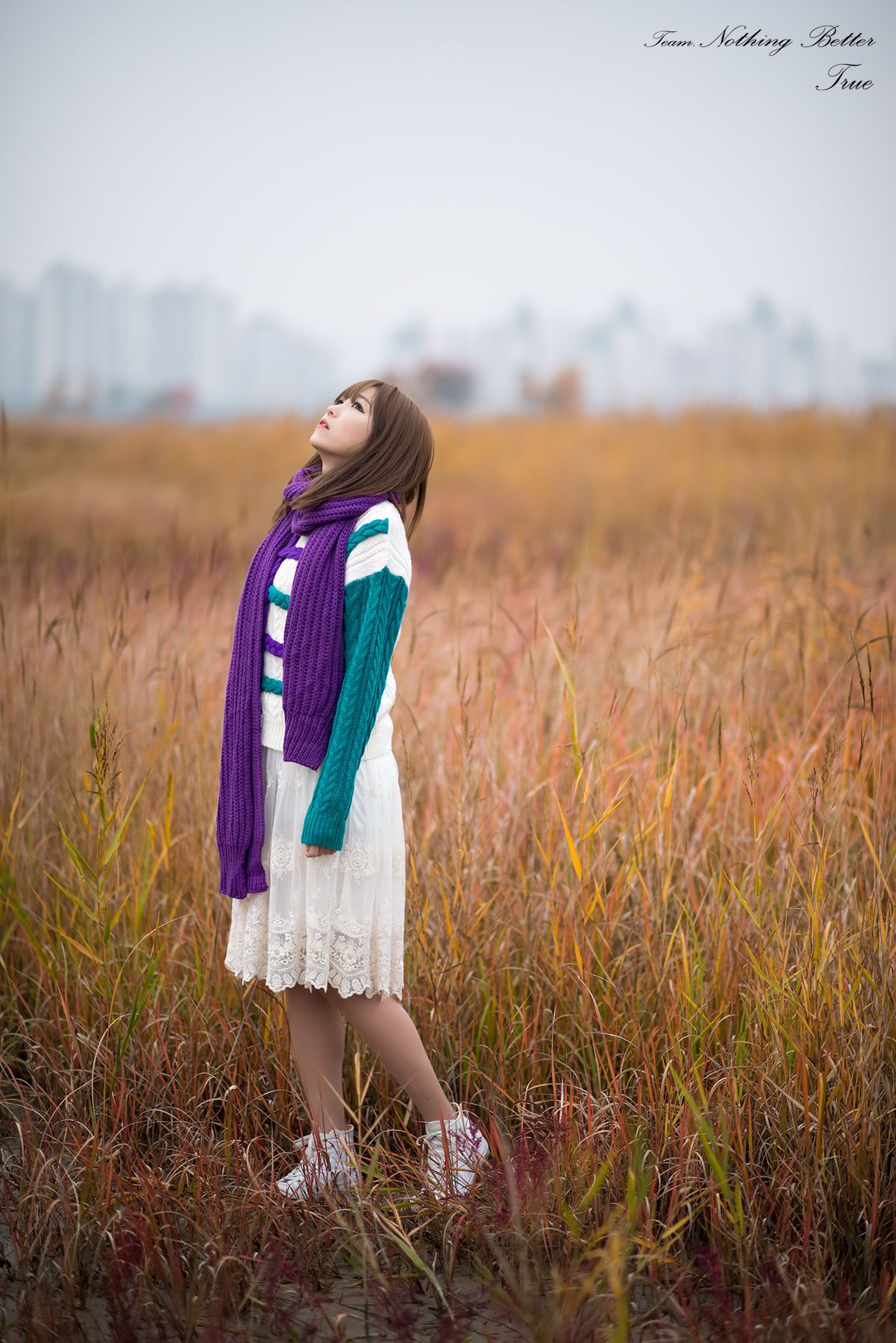 李仁慧《户外小清新围巾系列》套图-图75