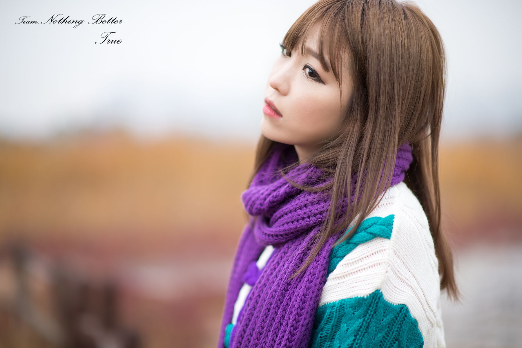 李仁慧《户外小清新围巾系列》套图-图76