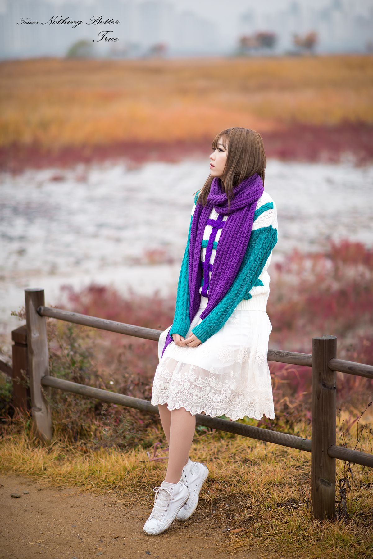 李仁慧《户外小清新围巾系列》套图-图77