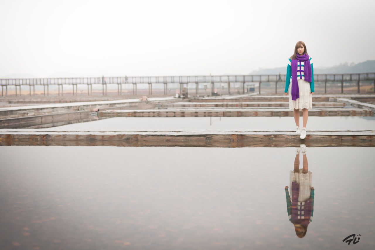 李仁慧《户外小清新围巾系列》套图-图7