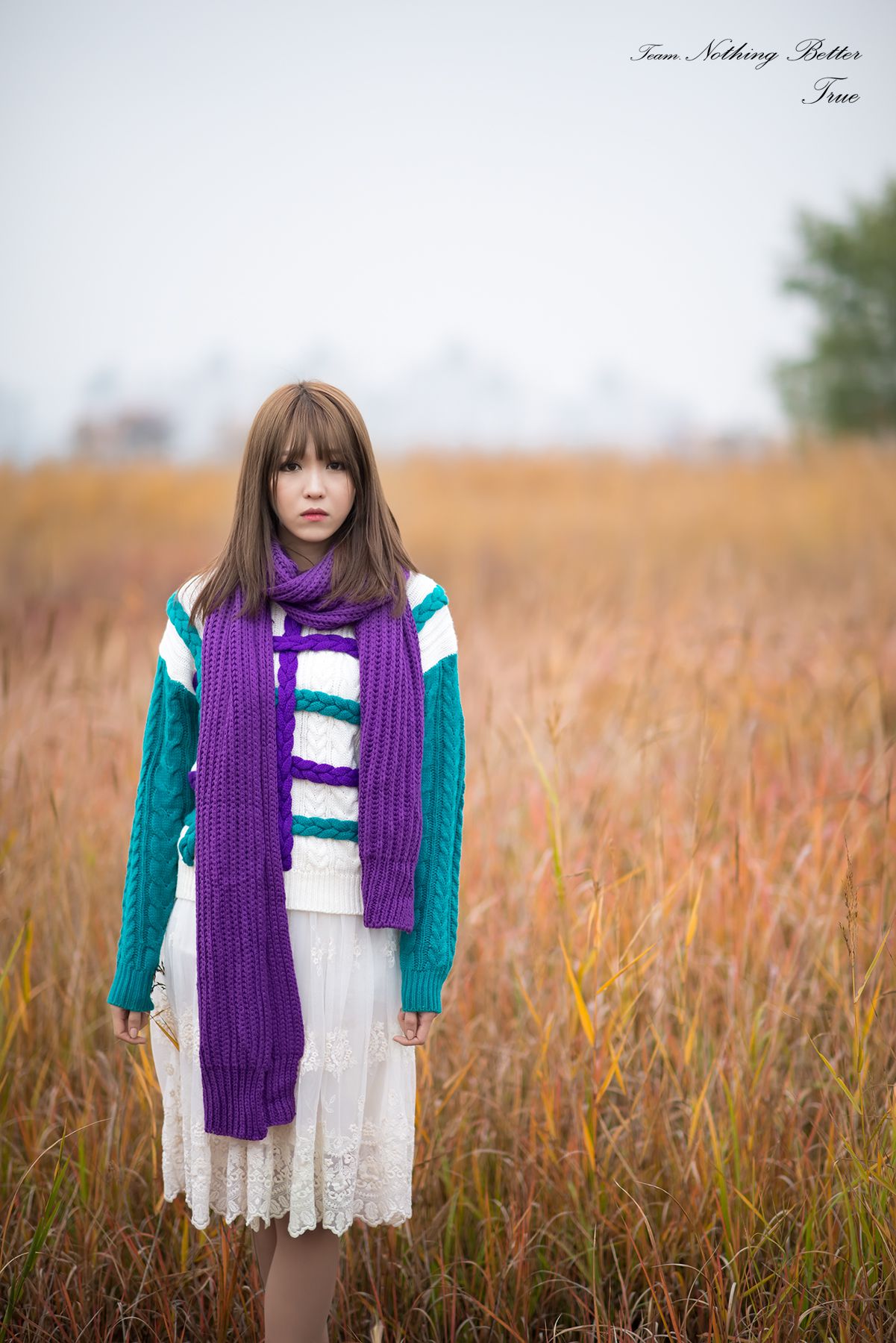 李仁慧《户外小清新围巾系列》套图-图79