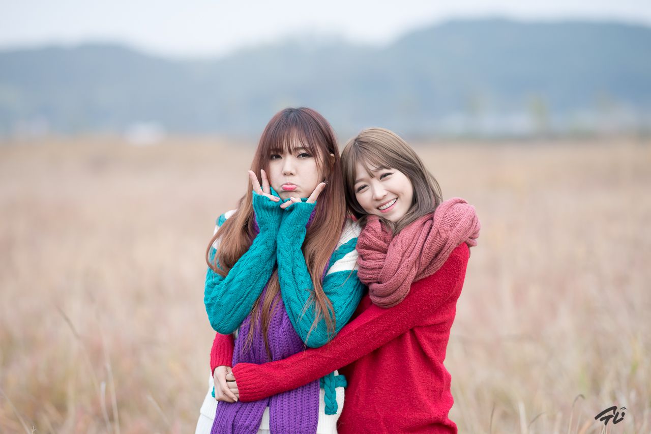 李仁慧《户外小清新围巾系列》套图-图87