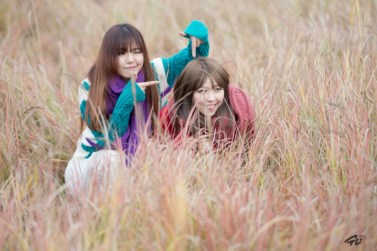 李仁慧《户外小清新围巾系列》套图-图88