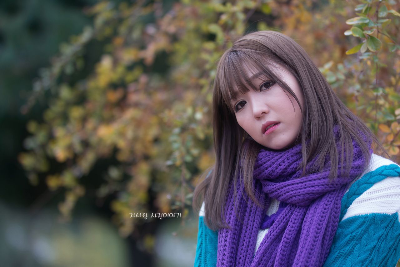 李仁慧《户外小清新围巾系列》套图-图89