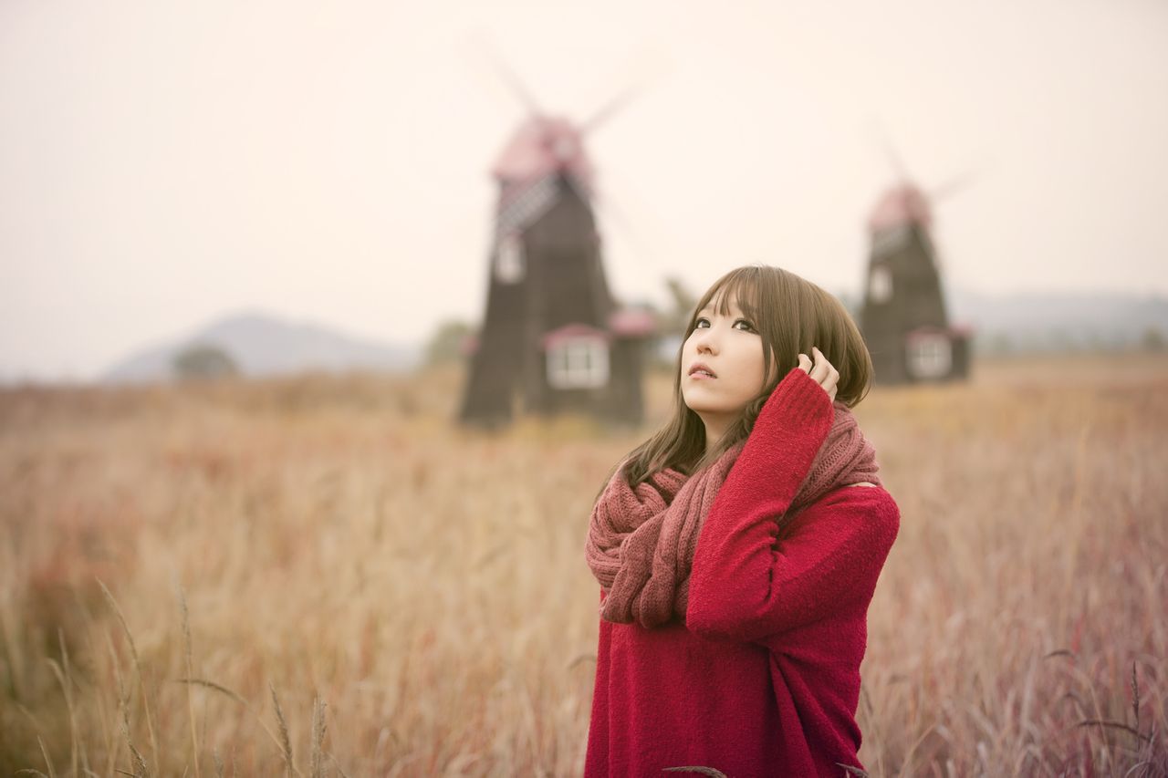 李仁慧《户外小清新围巾系列》套图-图93