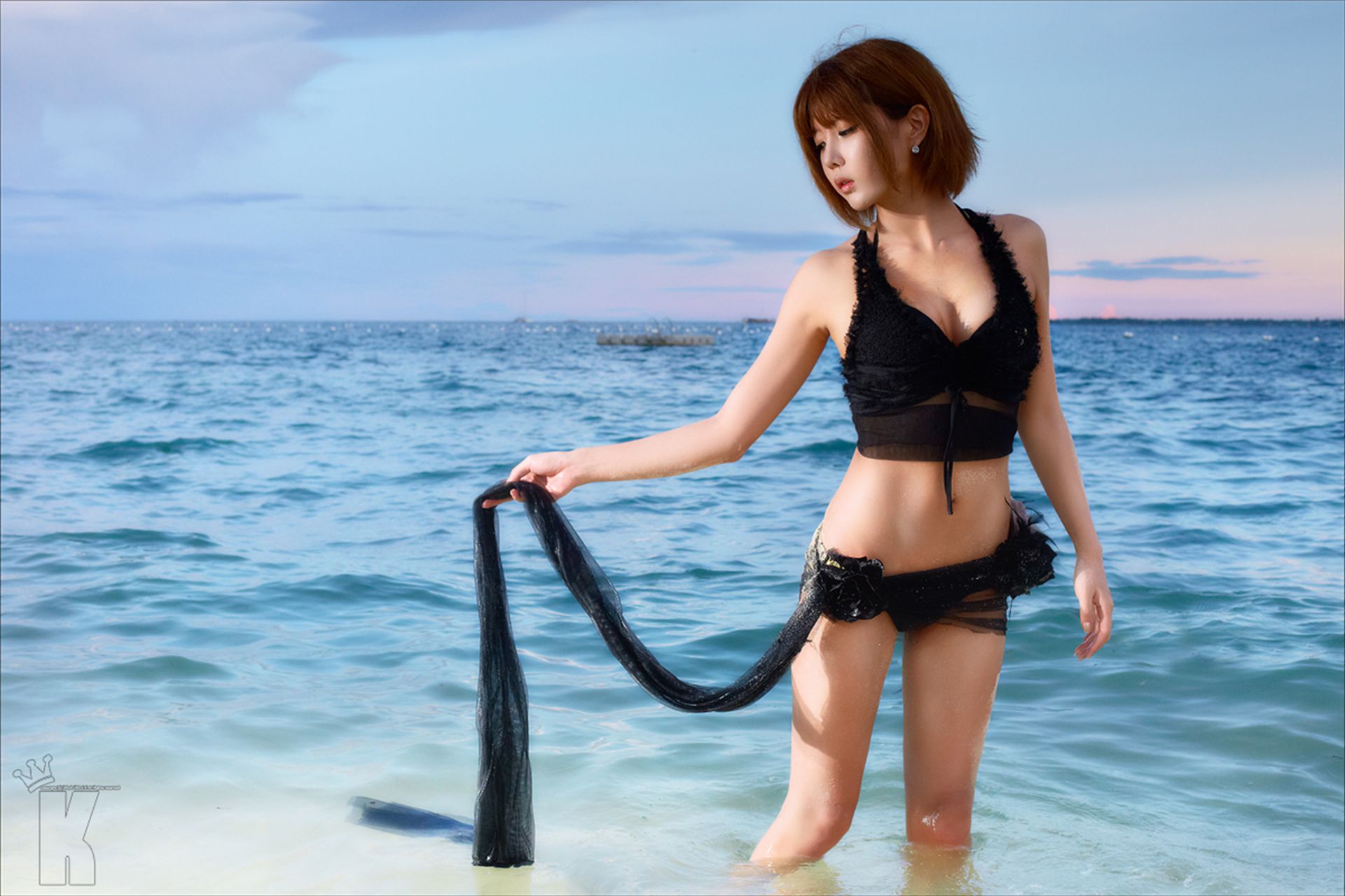 许允美《沙滩唯美蕾丝》-图11