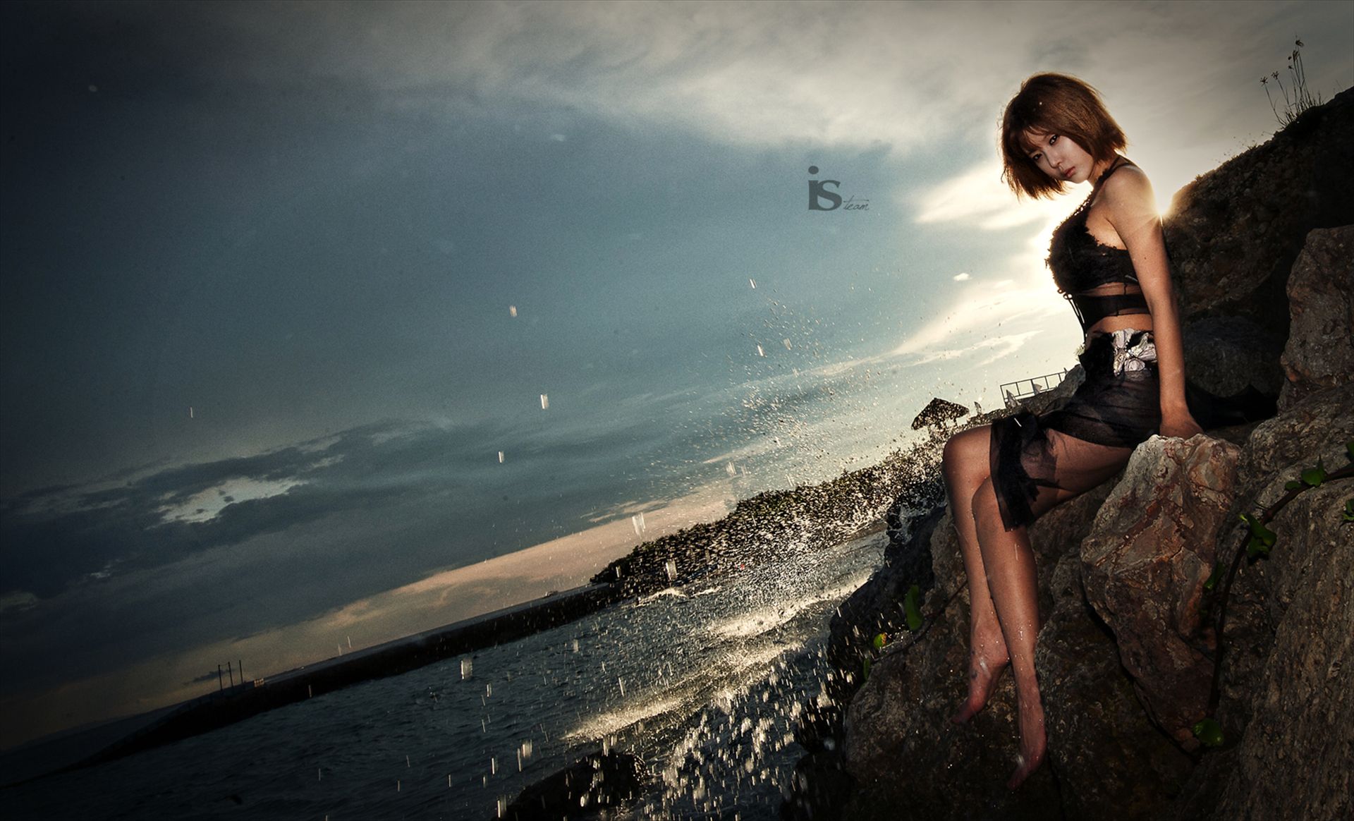 许允美《沙滩唯美蕾丝》-图13