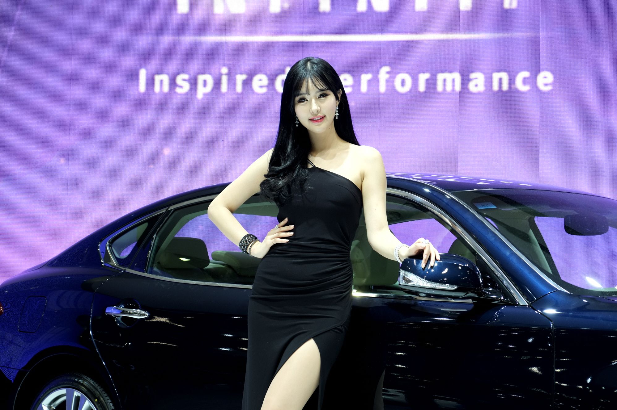 韩国车模崔星河《车展优雅长裙系列》高清套图-图39