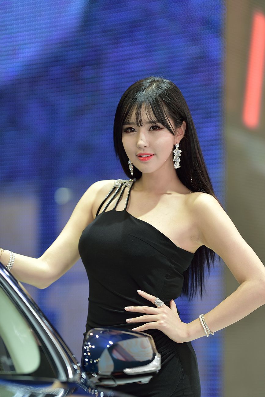 韩国车模崔星河《车展优雅长裙系列》高清套图-图7