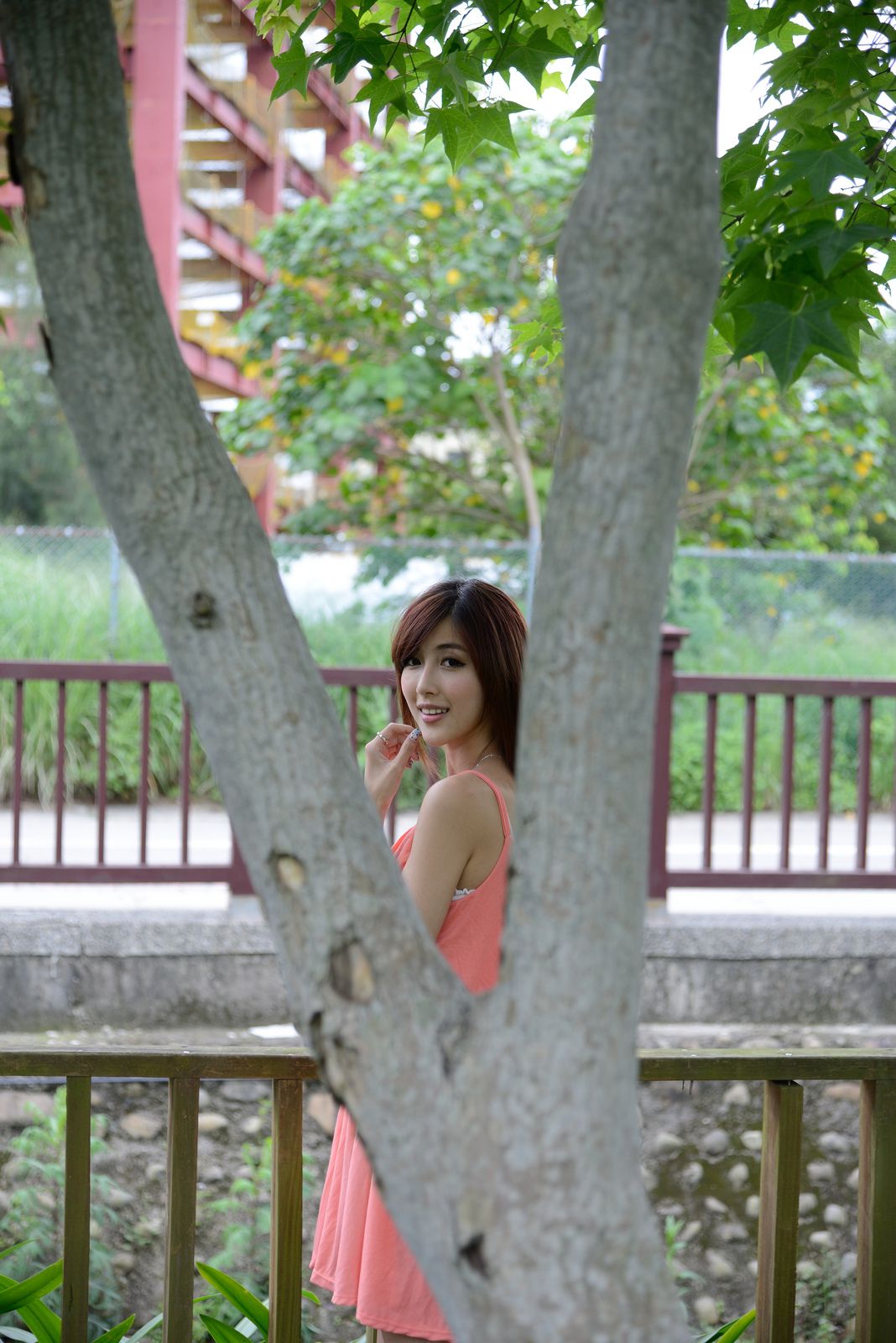 Kila晶晶/廖挺伶《粉色连衣裙外拍》-图103
