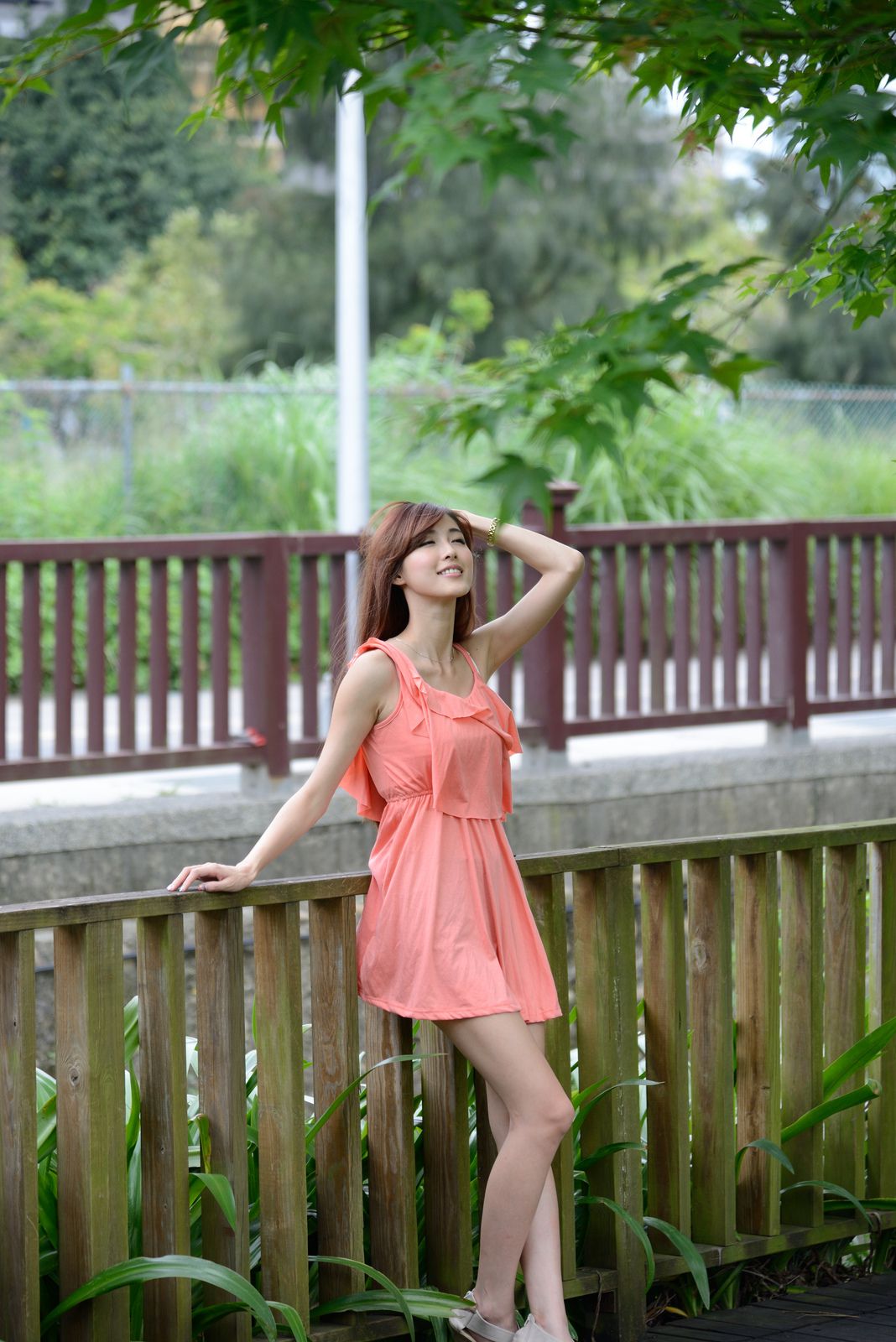 Kila晶晶/廖挺伶《粉色连衣裙外拍》-图105