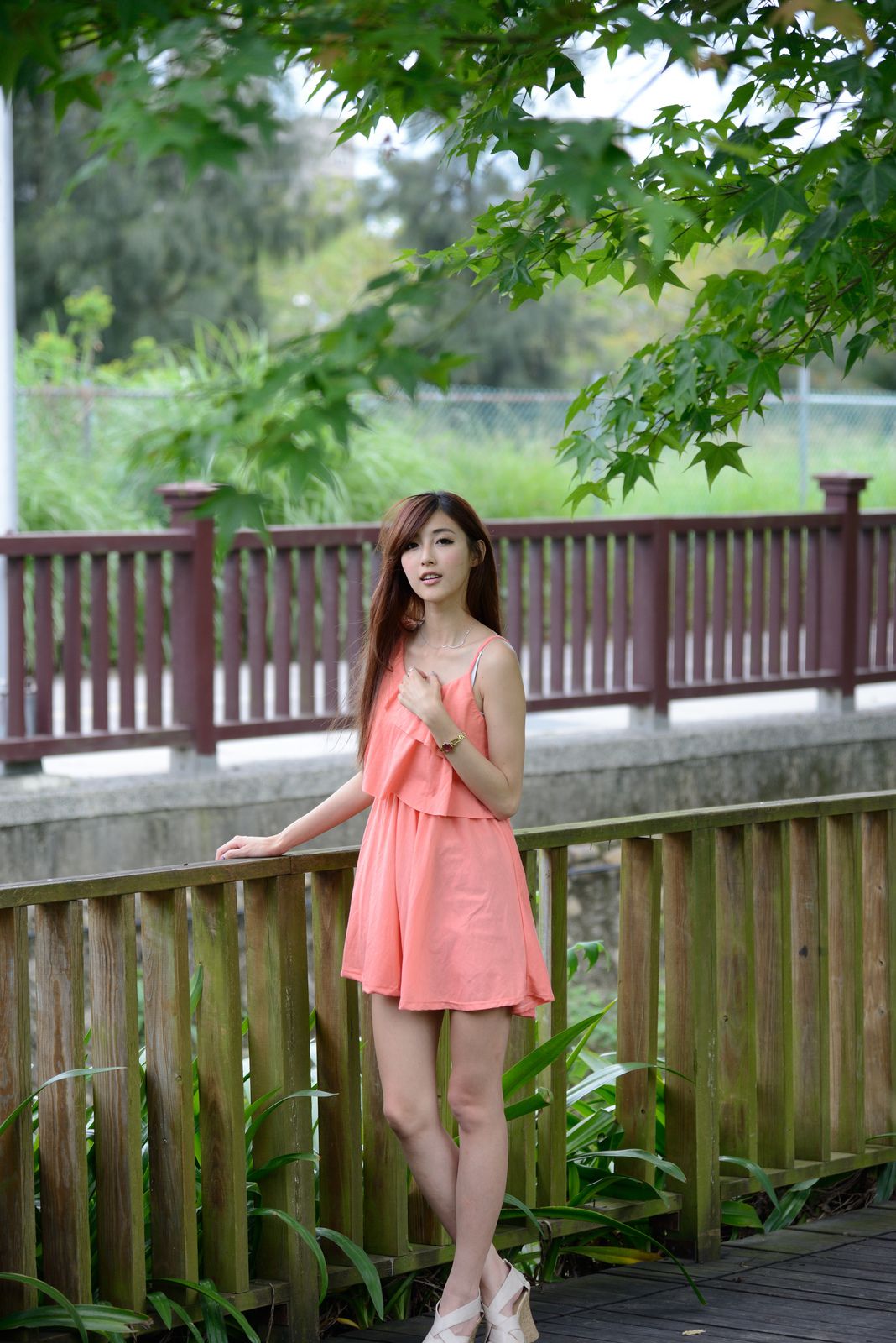 Kila晶晶/廖挺伶《粉色连衣裙外拍》-图106