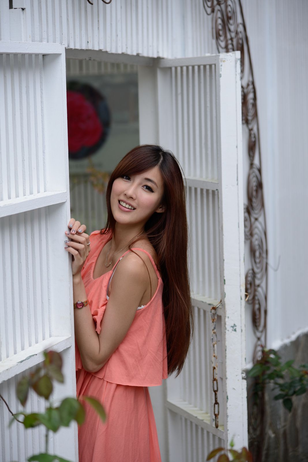 Kila晶晶/廖挺伶《粉色连衣裙外拍》-图36