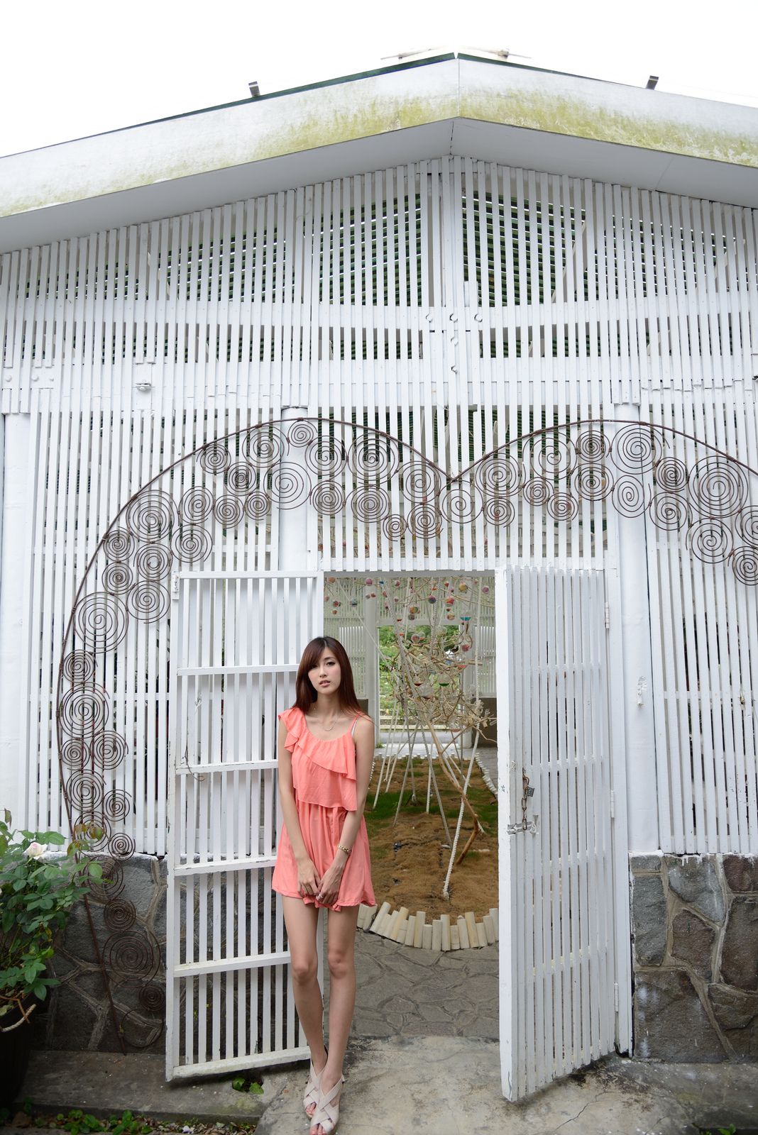 Kila晶晶/廖挺伶《粉色连衣裙外拍》-图37