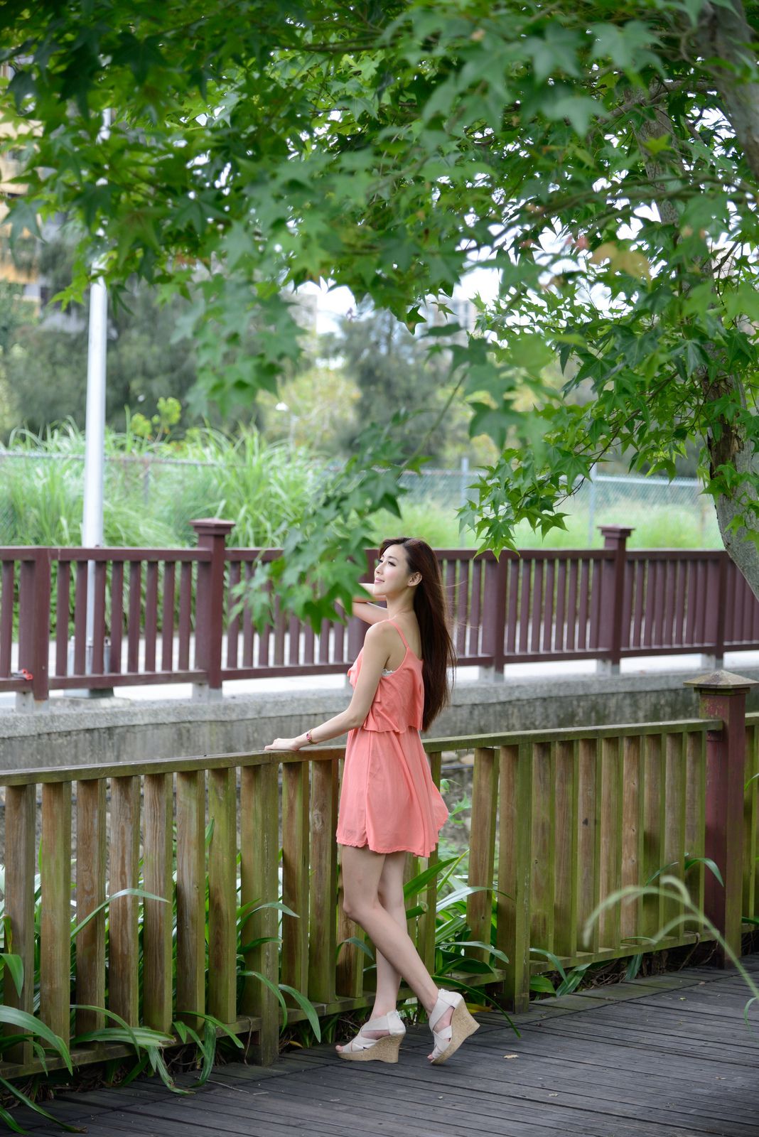 Kila晶晶/廖挺伶《粉色连衣裙外拍》-图39