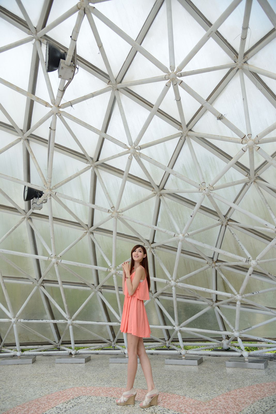 Kila晶晶/廖挺伶《粉色连衣裙外拍》-图46