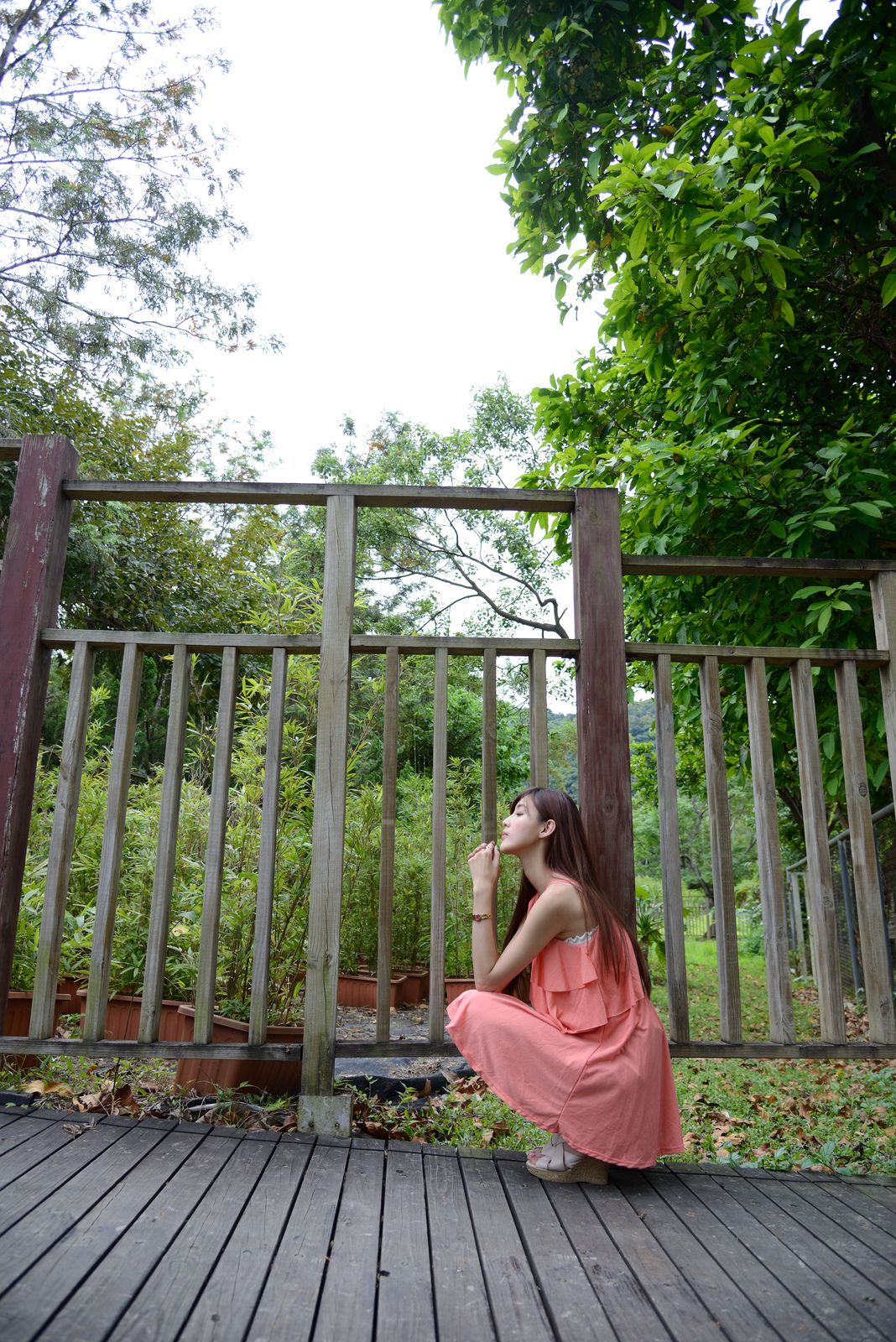 Kila晶晶/廖挺伶《粉色连衣裙外拍》-图47