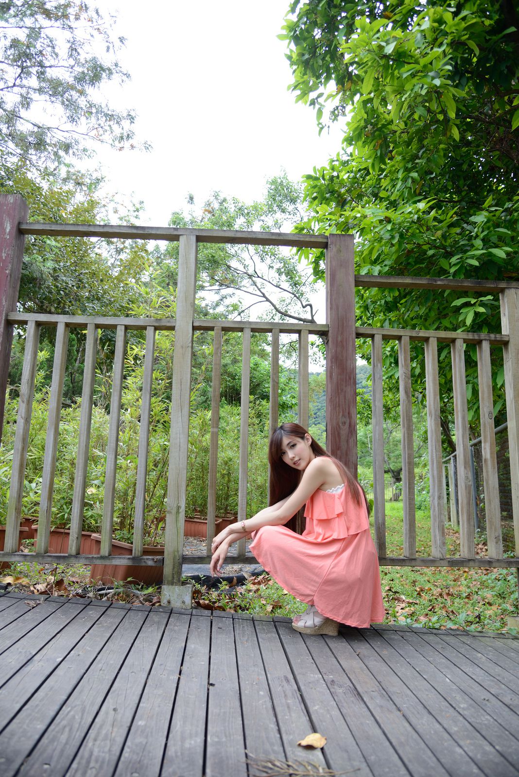 Kila晶晶/廖挺伶《粉色连衣裙外拍》-图48