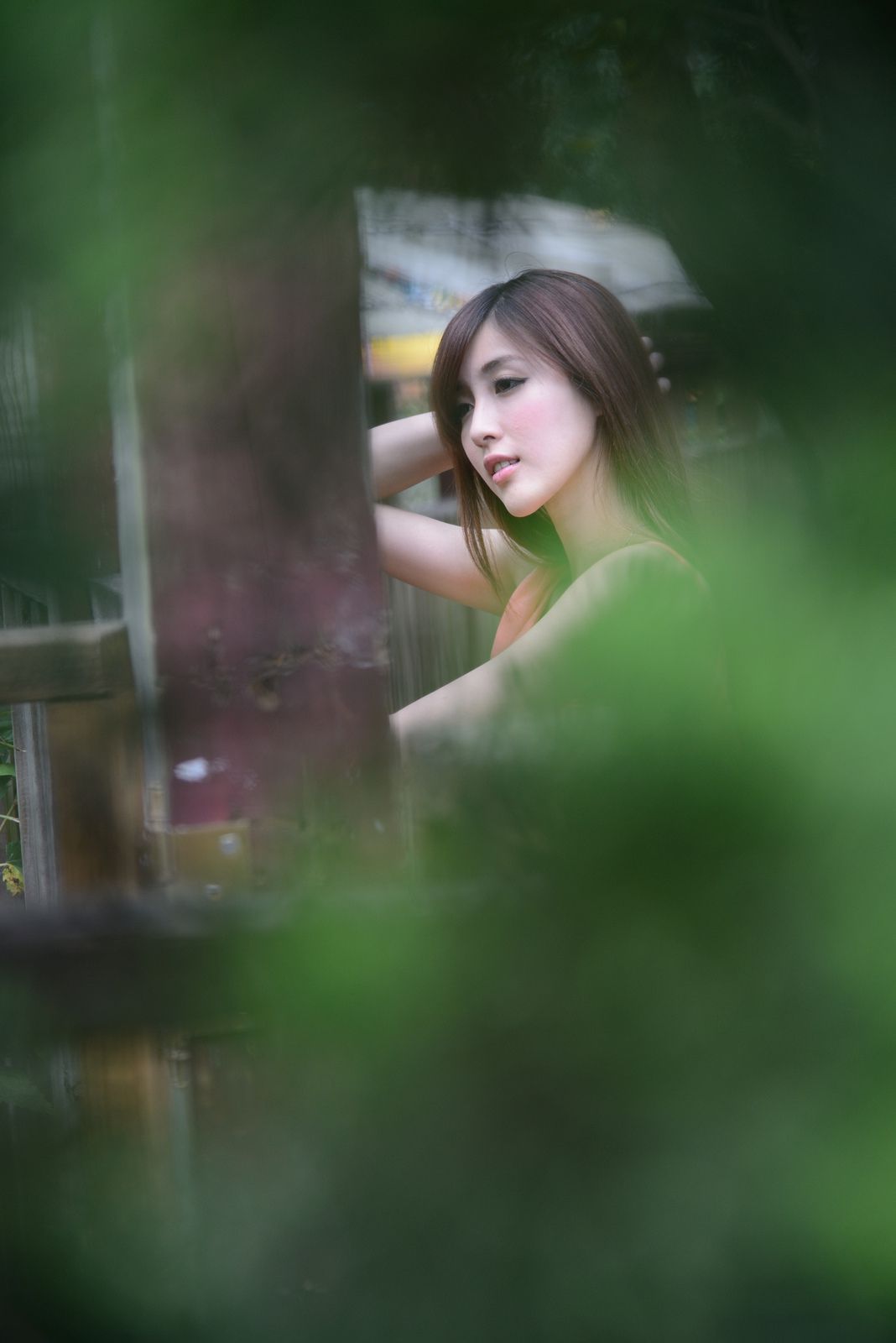 Kila晶晶/廖挺伶《粉色连衣裙外拍》-图55