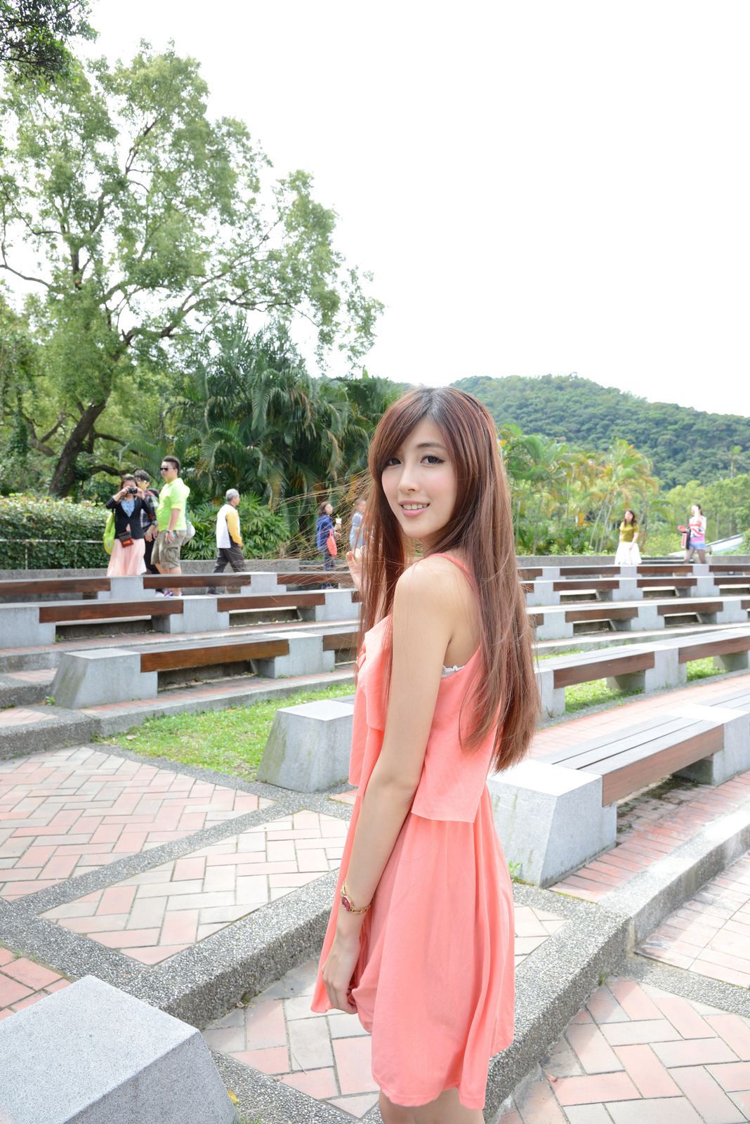 Kila晶晶/廖挺伶《粉色连衣裙外拍》-图69