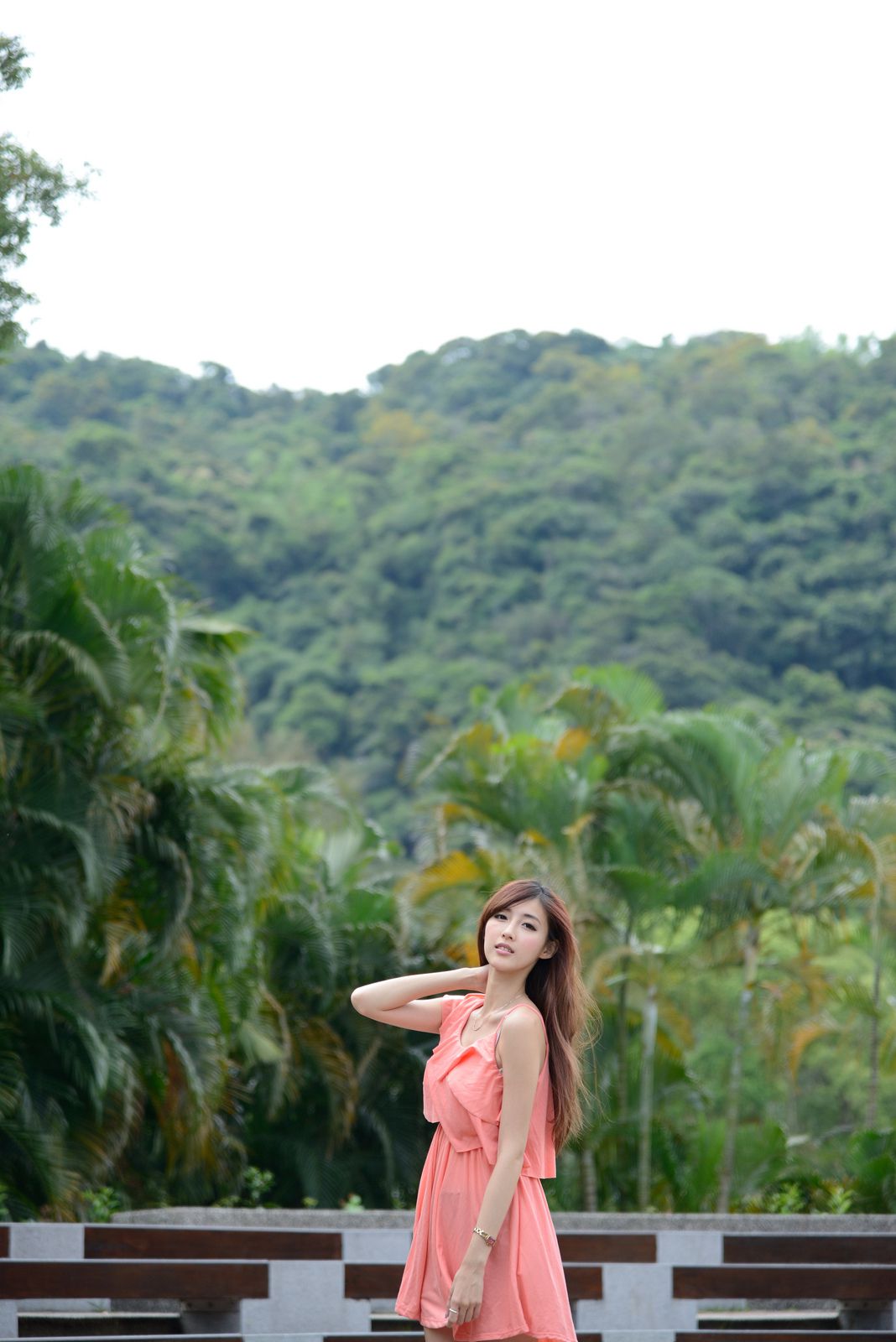 Kila晶晶/廖挺伶《粉色连衣裙外拍》-图71