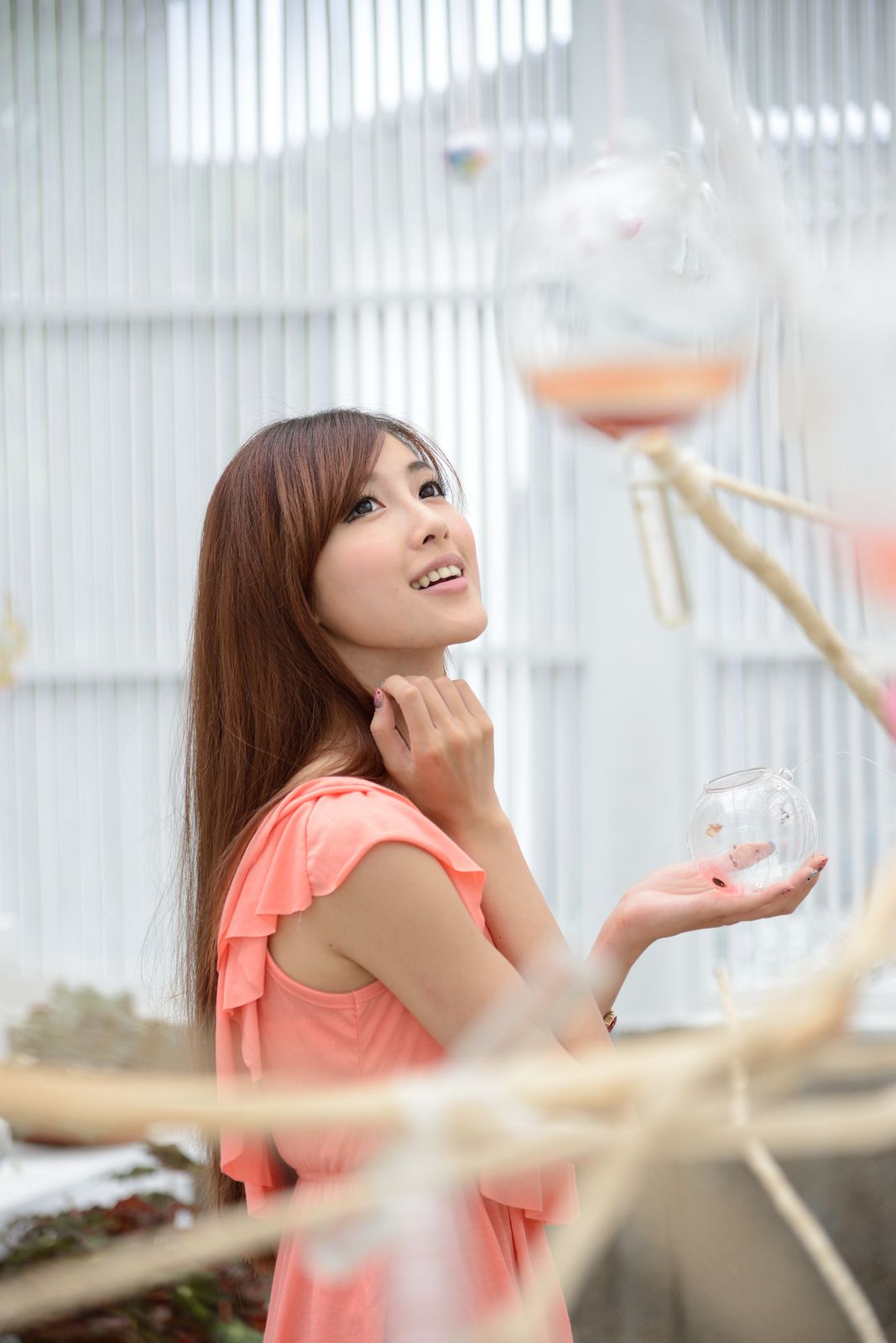 Kila晶晶/廖挺伶《粉色连衣裙外拍》-图86