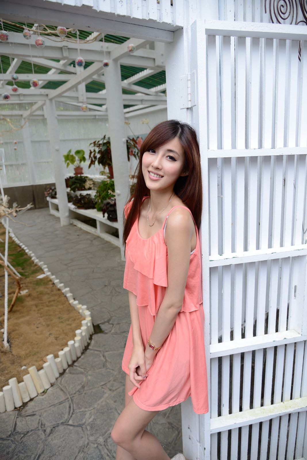 Kila晶晶/廖挺伶《粉色连衣裙外拍》-图95