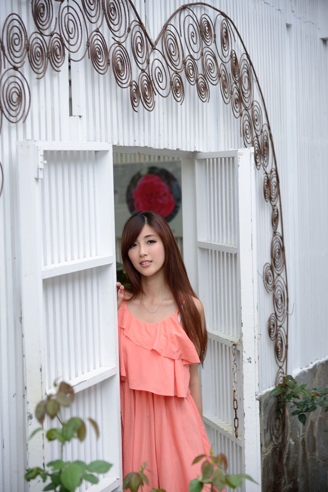 Kila晶晶/廖挺伶《粉色连衣裙外拍》-图96