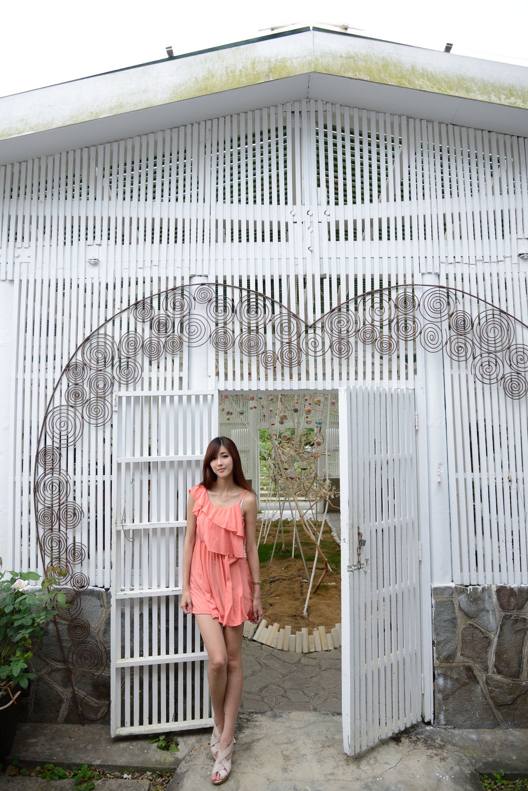 Kila晶晶/廖挺伶《粉色连衣裙外拍》-图97