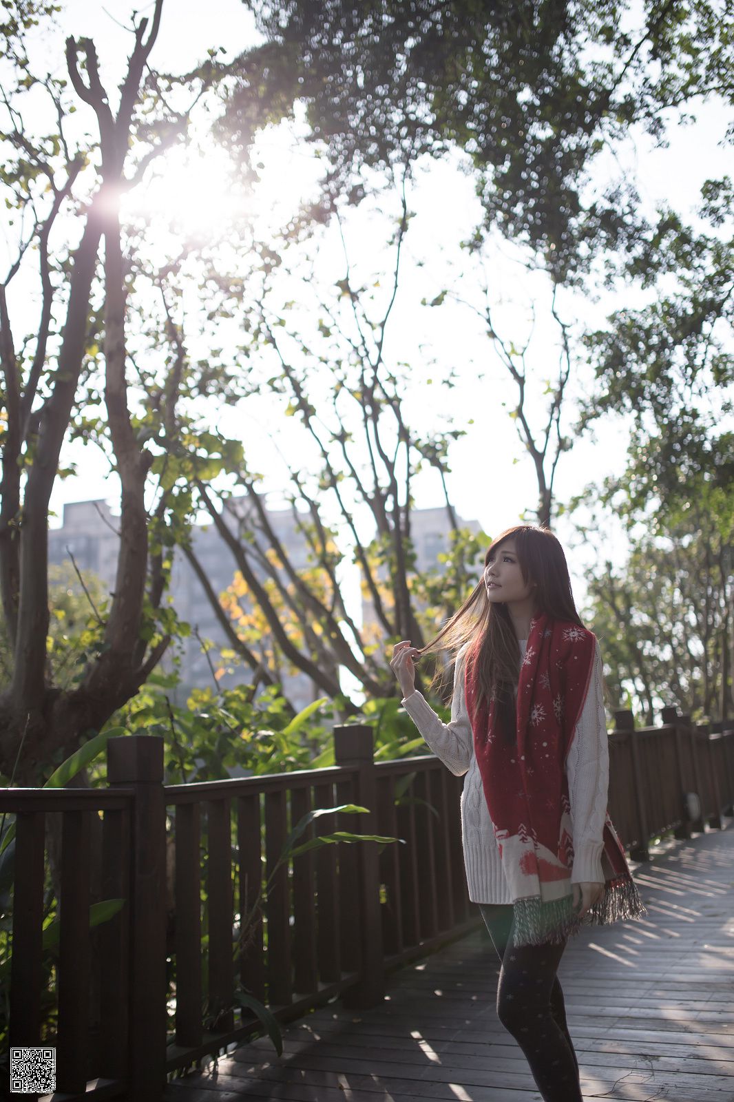 台湾正妹張雅筑Chu《客家文化園區外拍》-图1