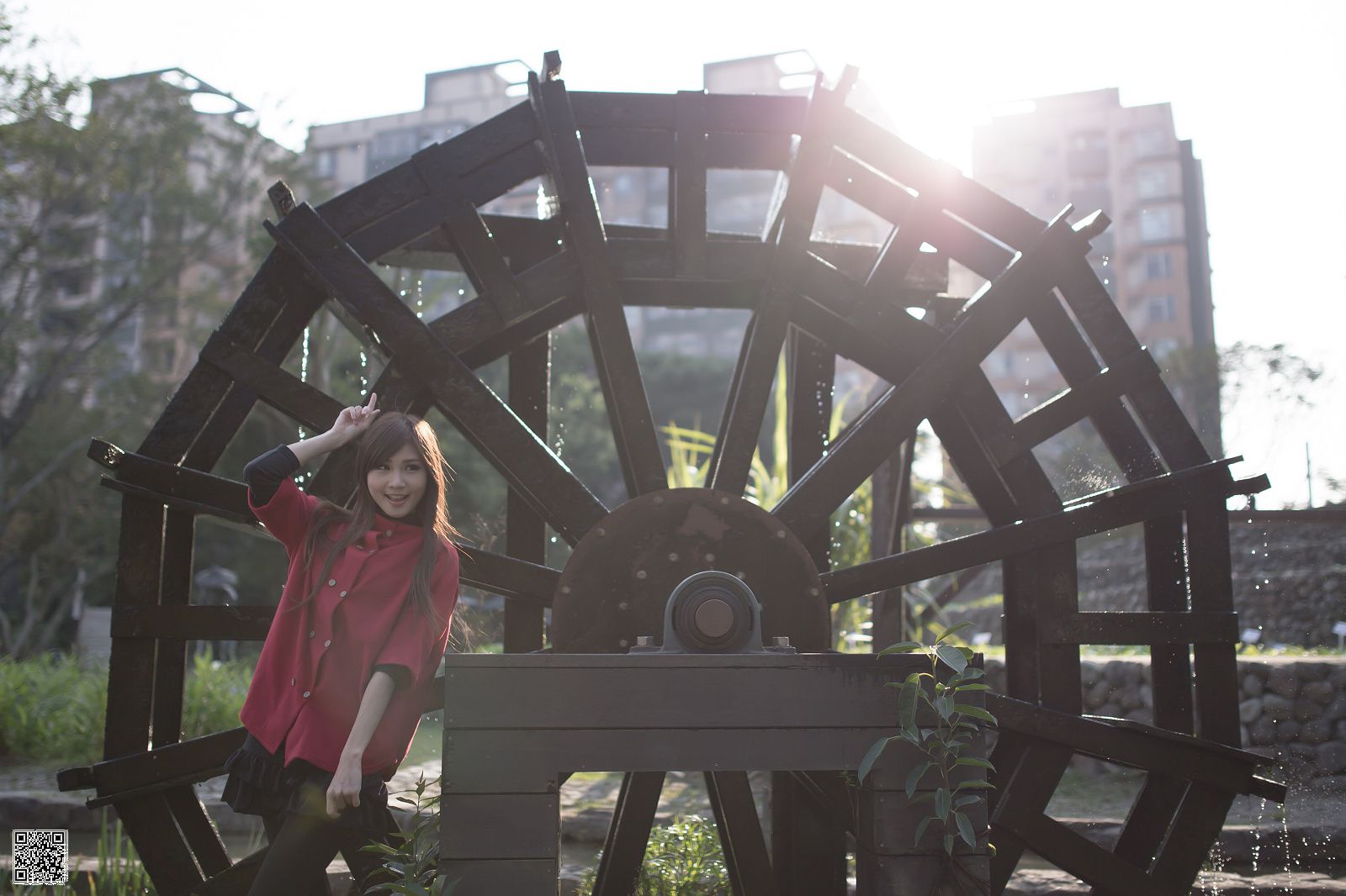 台湾正妹張雅筑Chu《客家文化園區外拍》-图36
