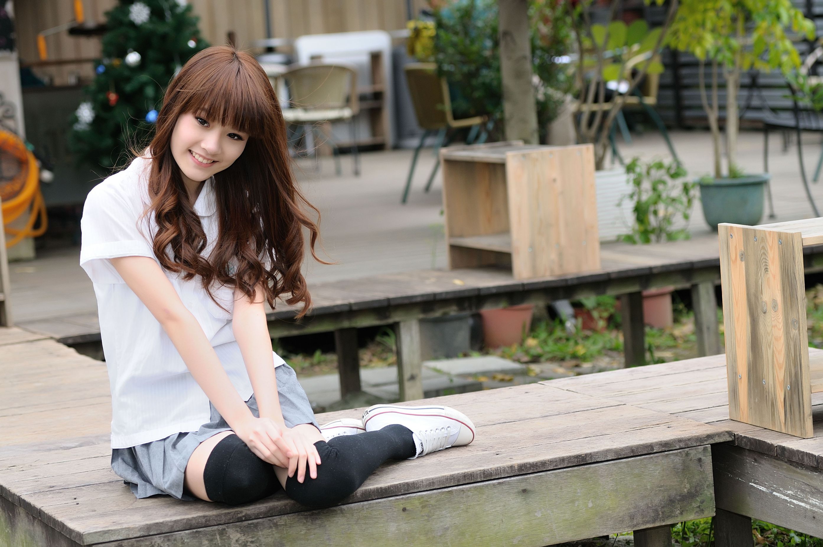 台湾正妹Aries《清新甜美校服少女》-图9