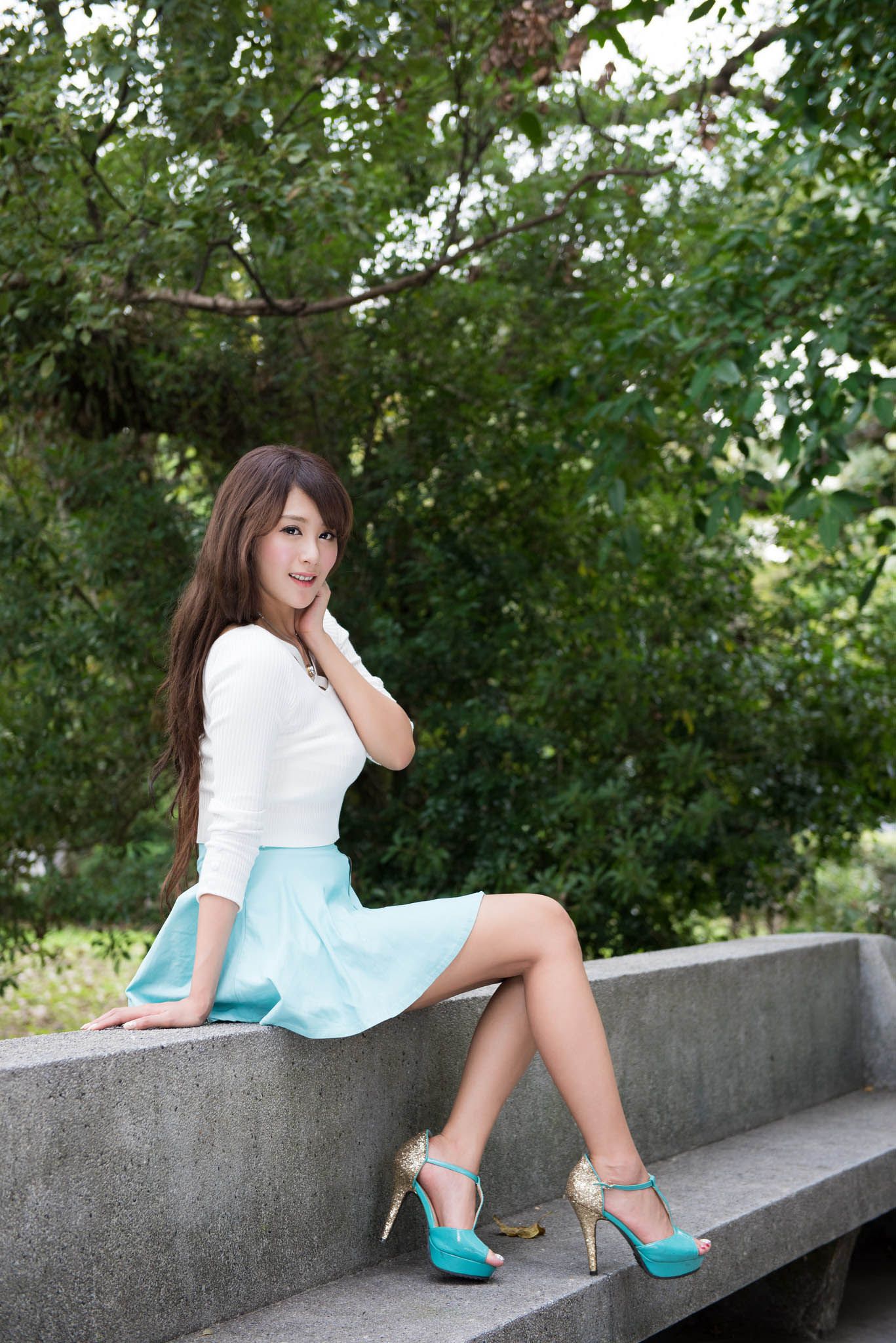 台湾女神夏晴/腿模MISO《秋之风》-图46