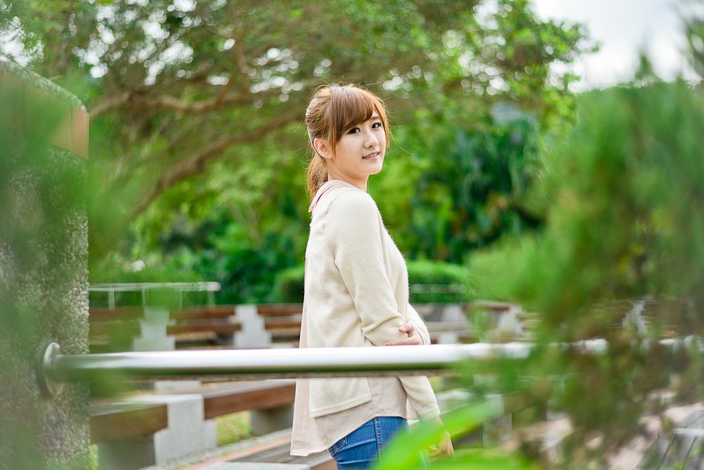 台湾女神李思嫺《士林官邸》甜美外拍-图0