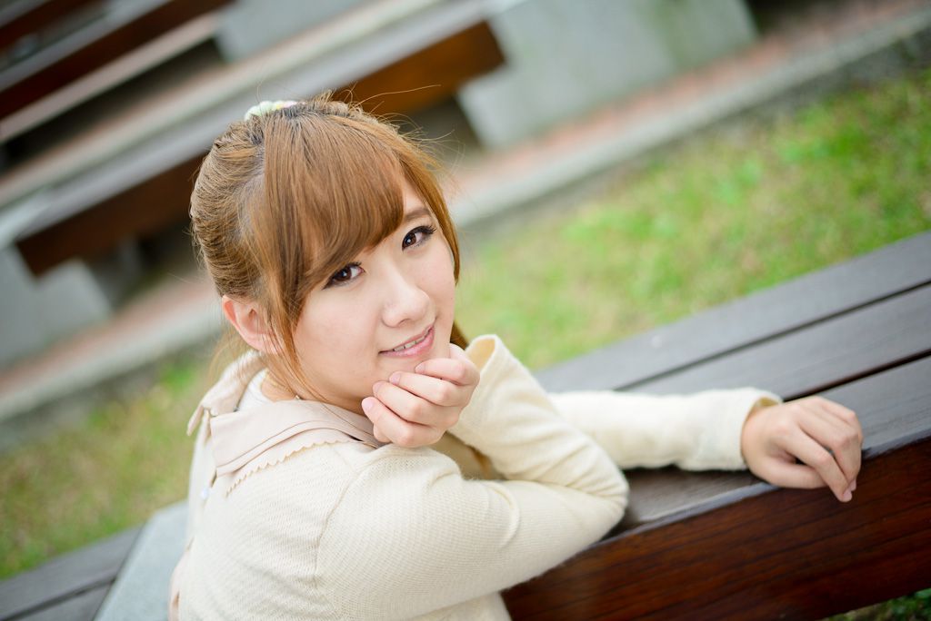 台湾女神李思嫺《士林官邸》甜美外拍-图7