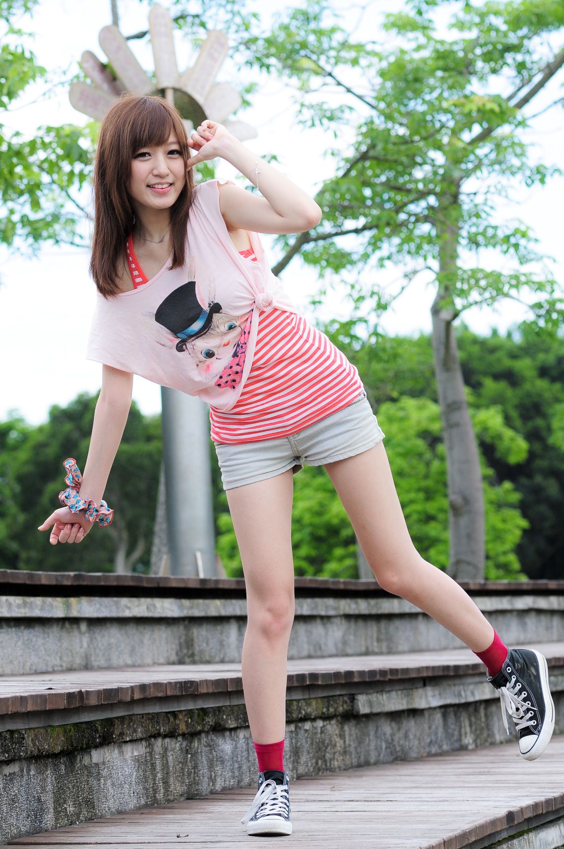 台湾正妹小艾《清新甜美外拍》-图8