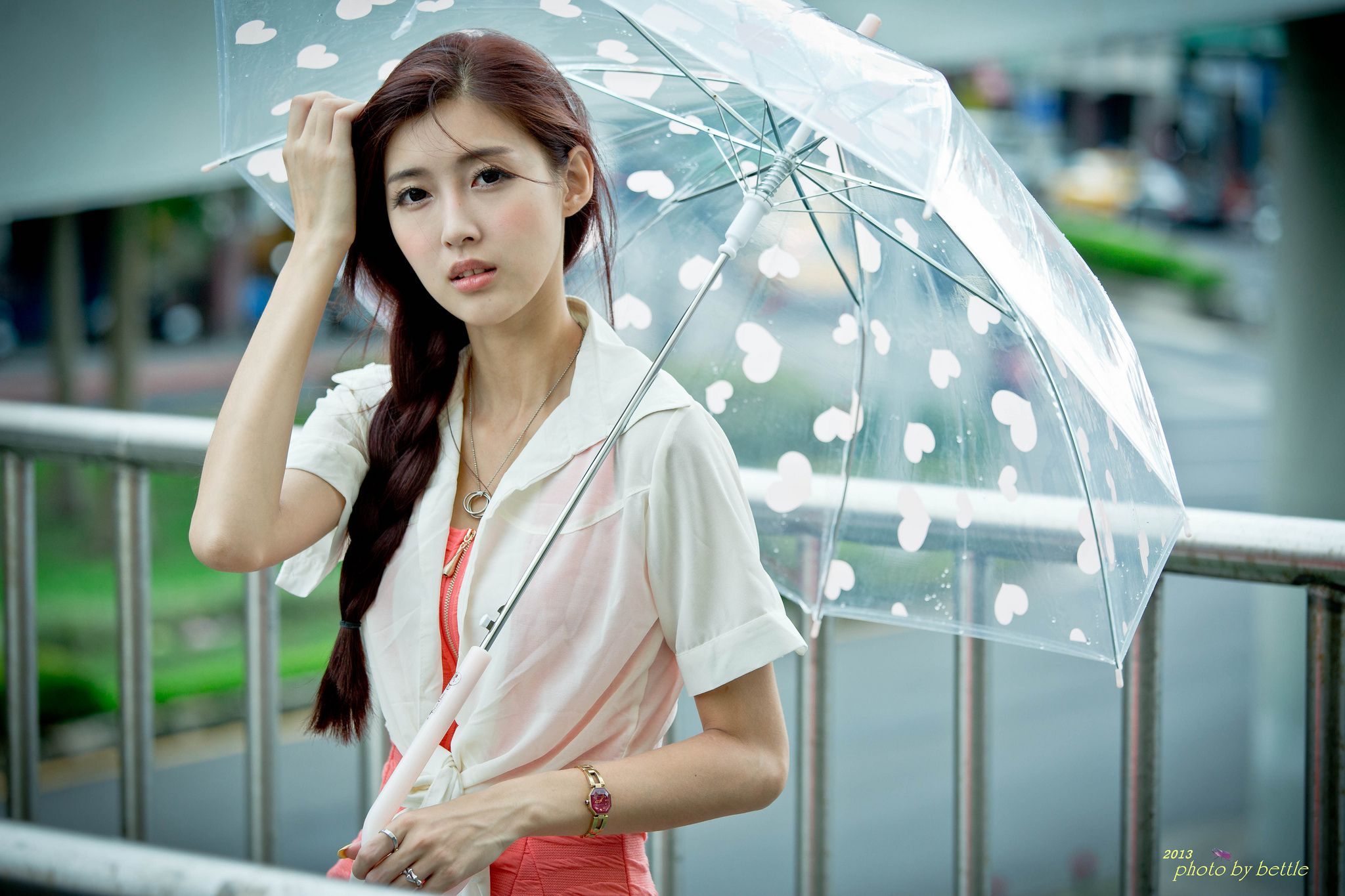 廖挺伶/Kila晶晶《街拍粉嫩连衣裙系列》-图21