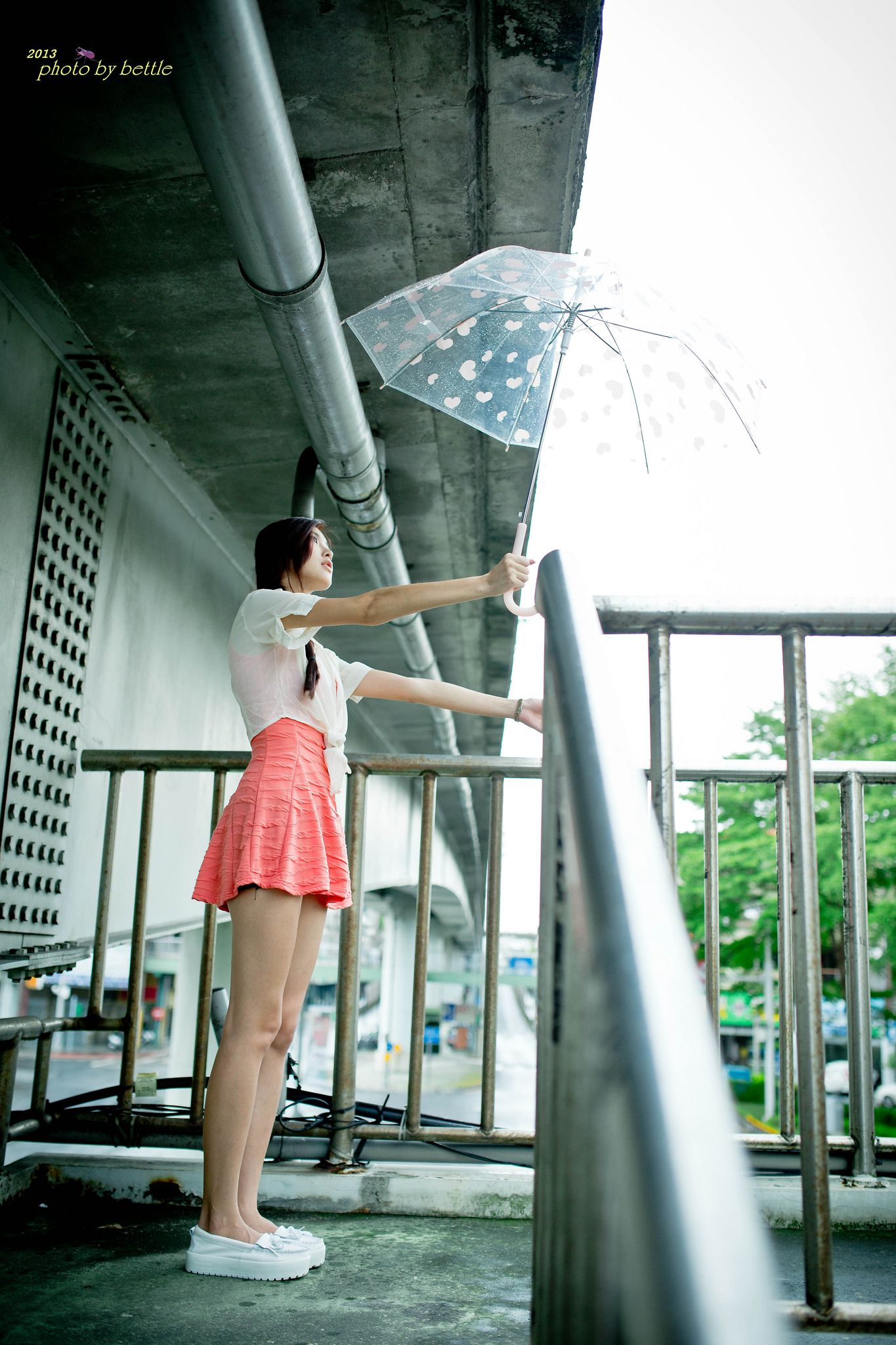 廖挺伶/Kila晶晶《街拍粉嫩连衣裙系列》-图30