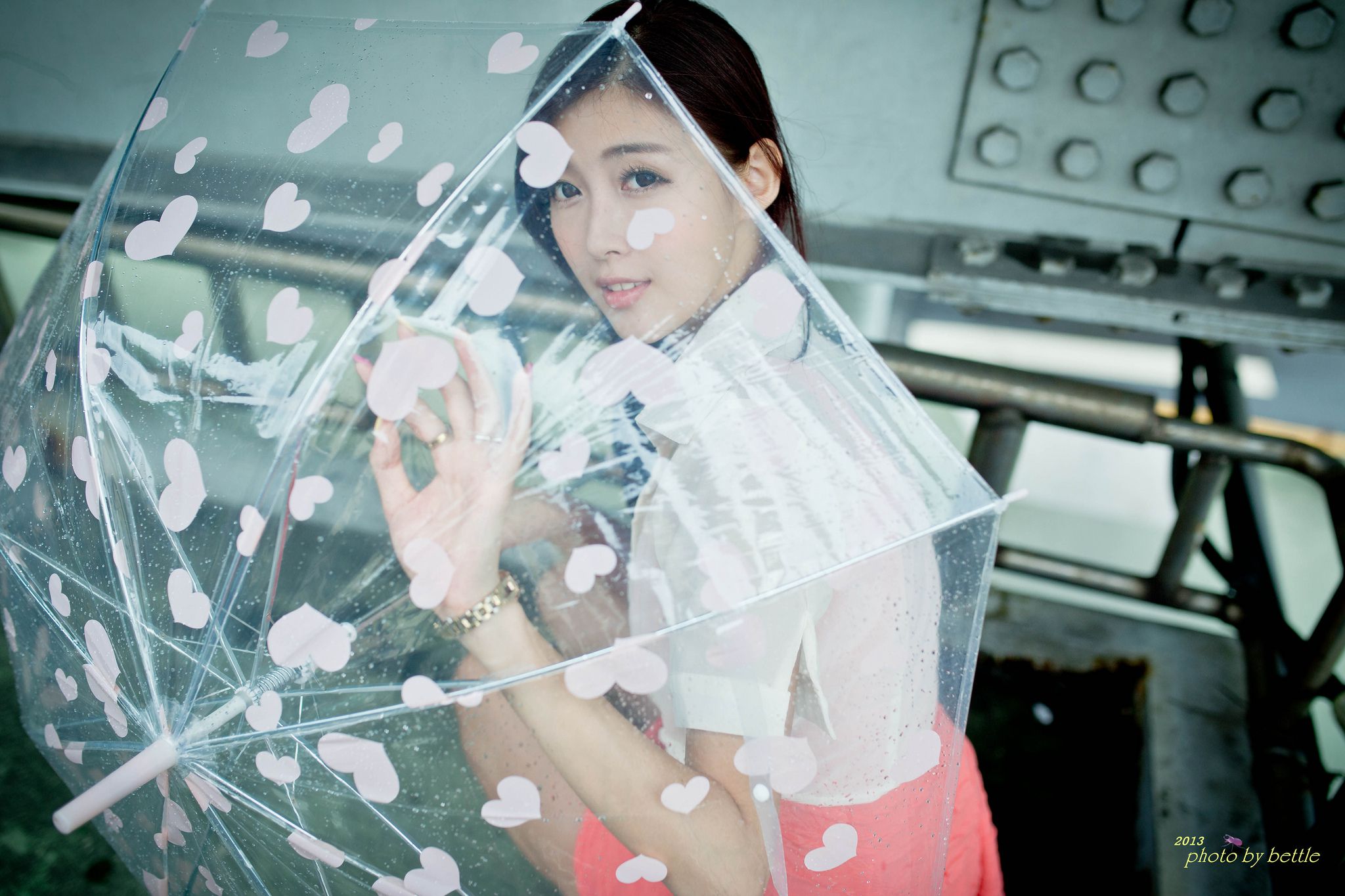 廖挺伶/Kila晶晶《街拍粉嫩连衣裙系列》-图34