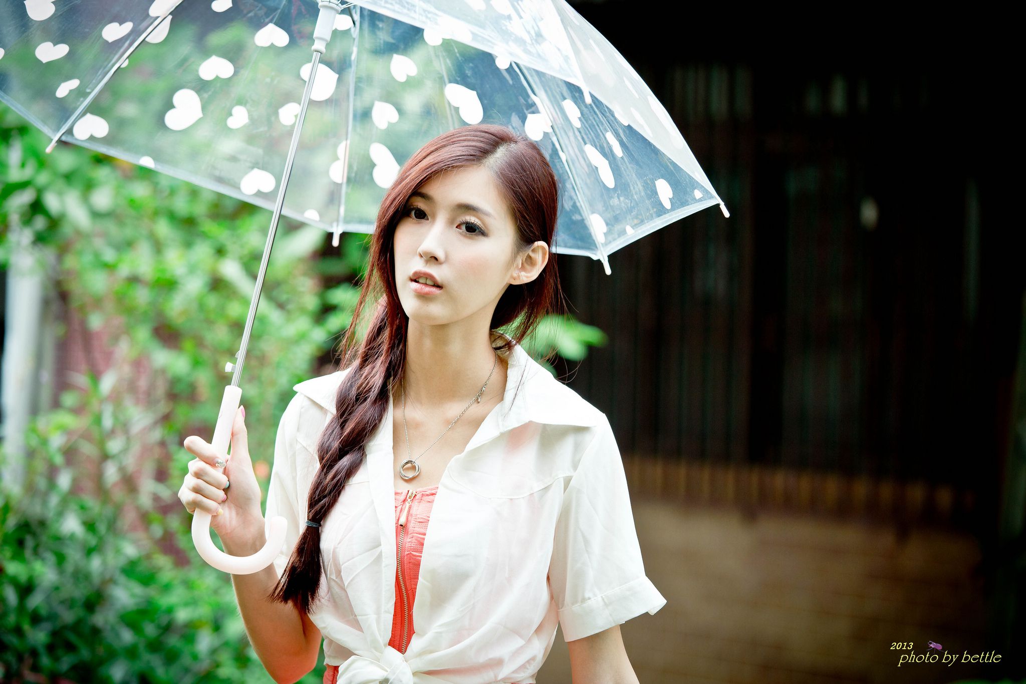 廖挺伶/Kila晶晶《街拍粉嫩连衣裙系列》-图87