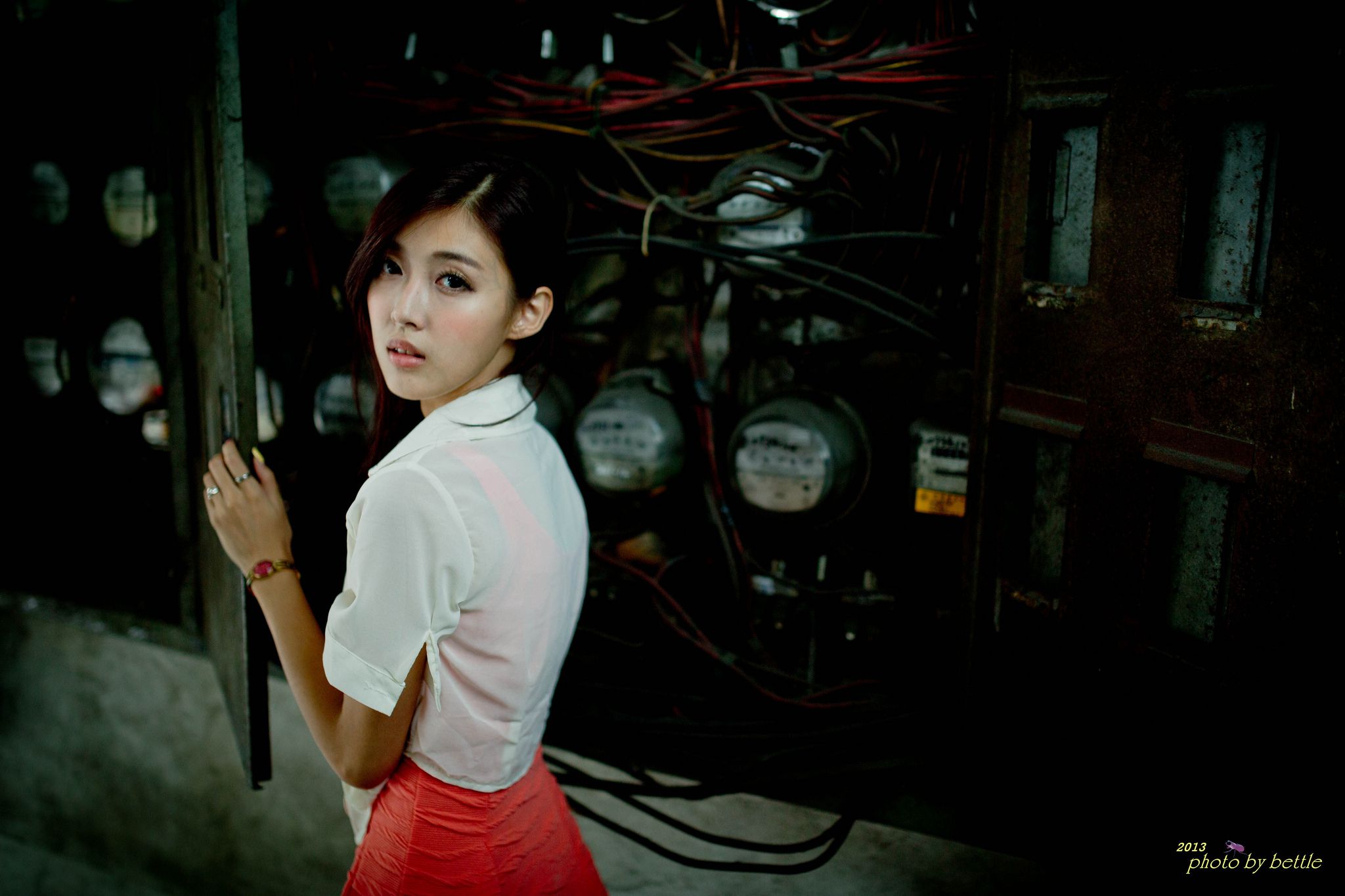 廖挺伶/Kila晶晶《街拍粉嫩连衣裙系列》-图8