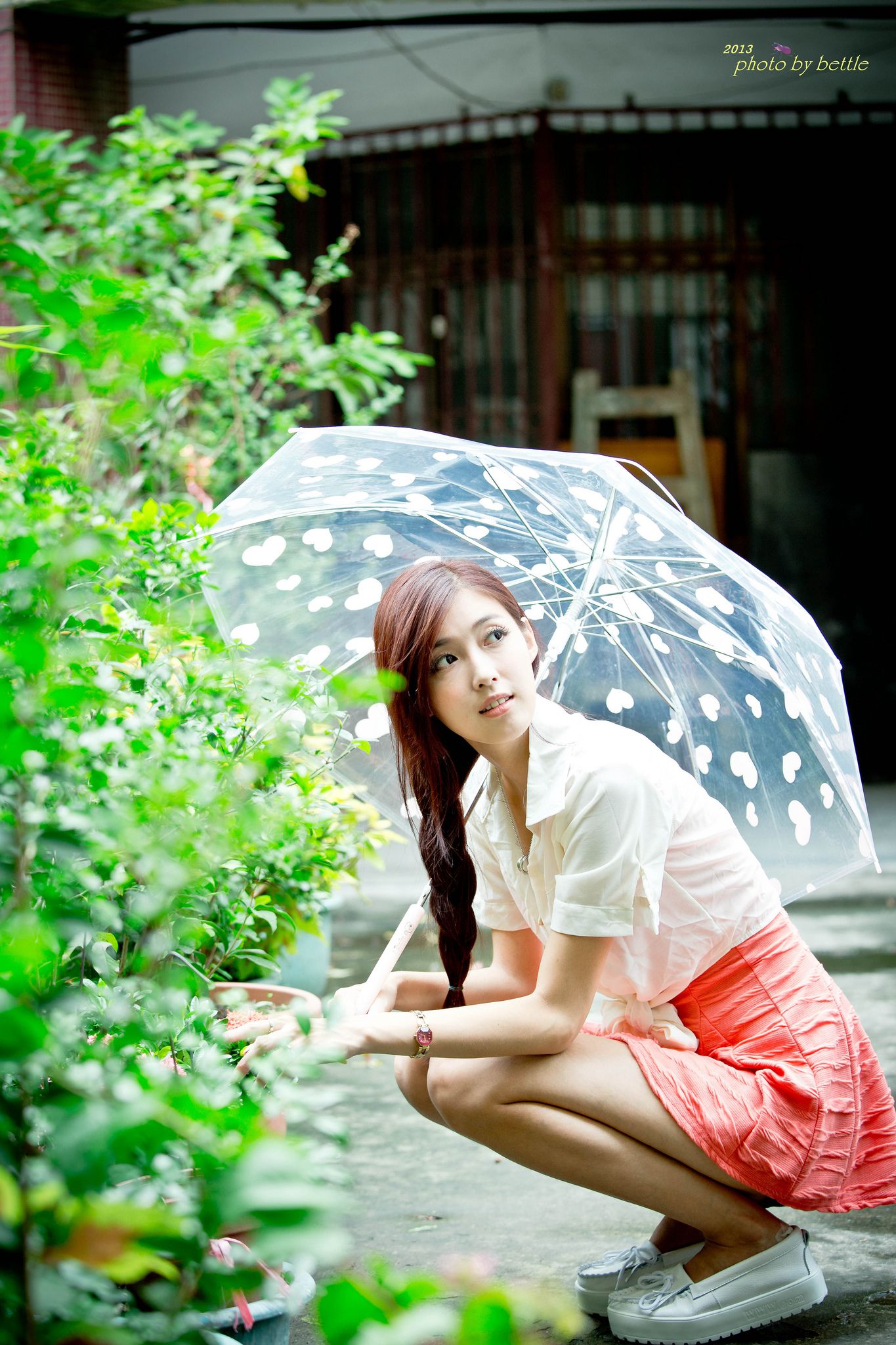 廖挺伶/Kila晶晶《街拍粉嫩连衣裙系列》-图98