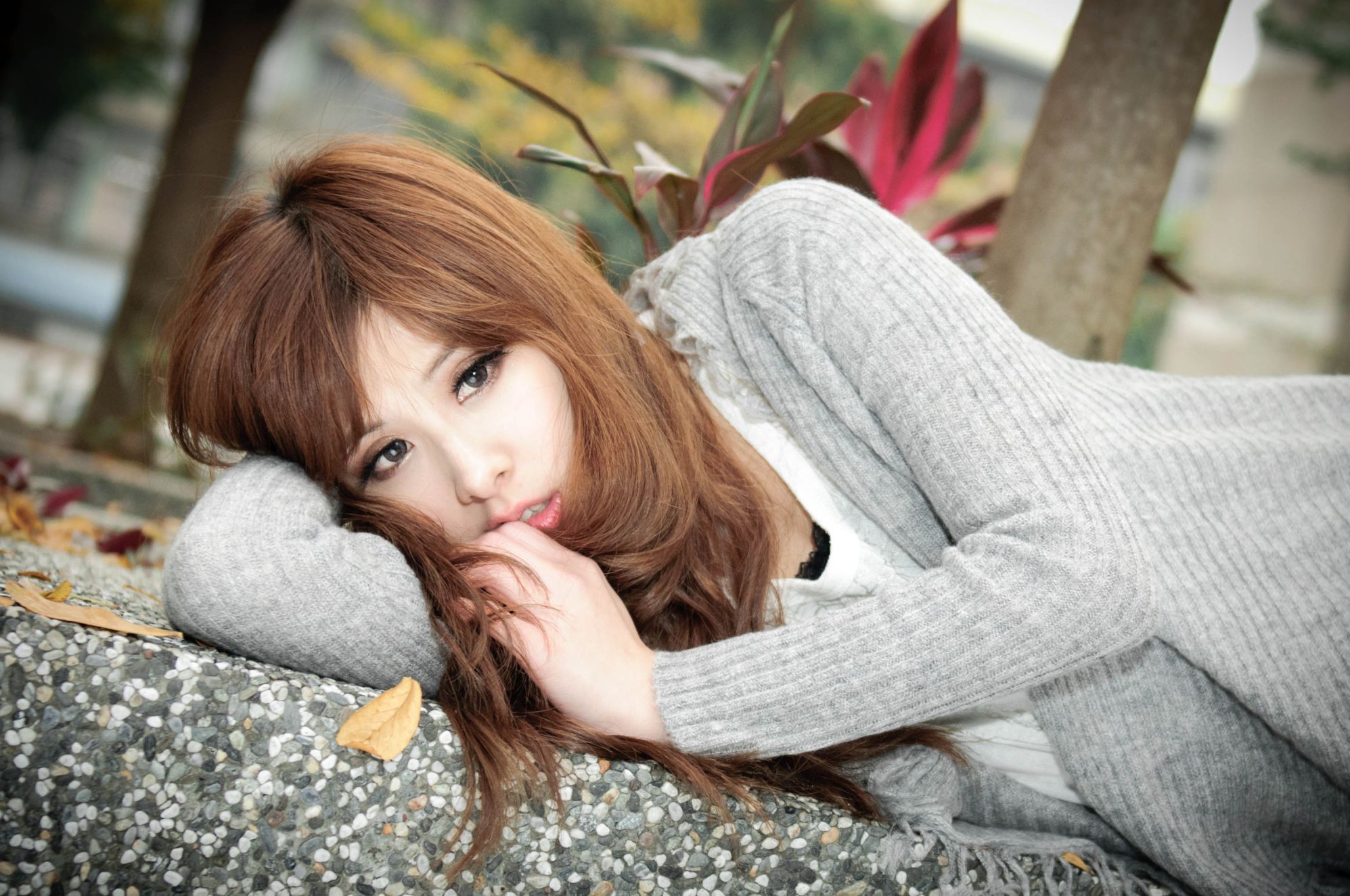 台湾美女模特小米Kate su清新街拍图片-图39