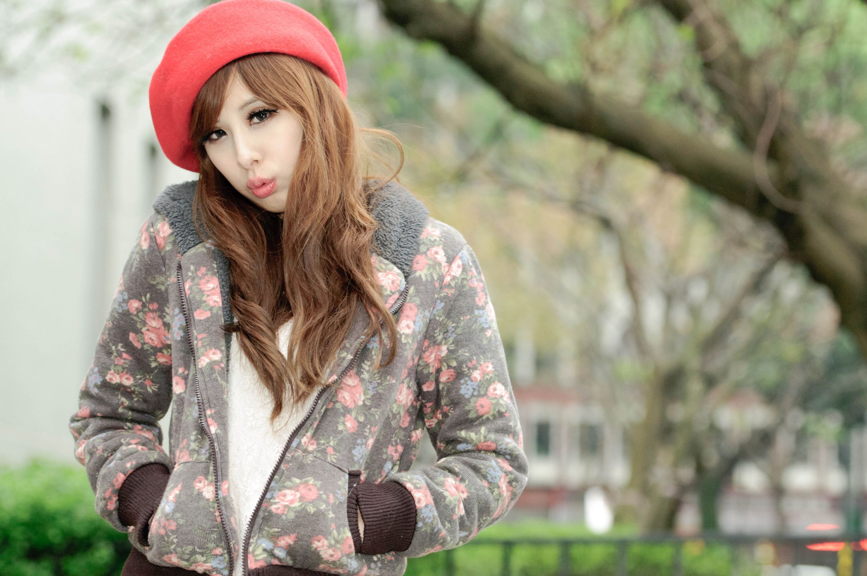 台湾美女模特小米Kate su清新街拍图片-图48