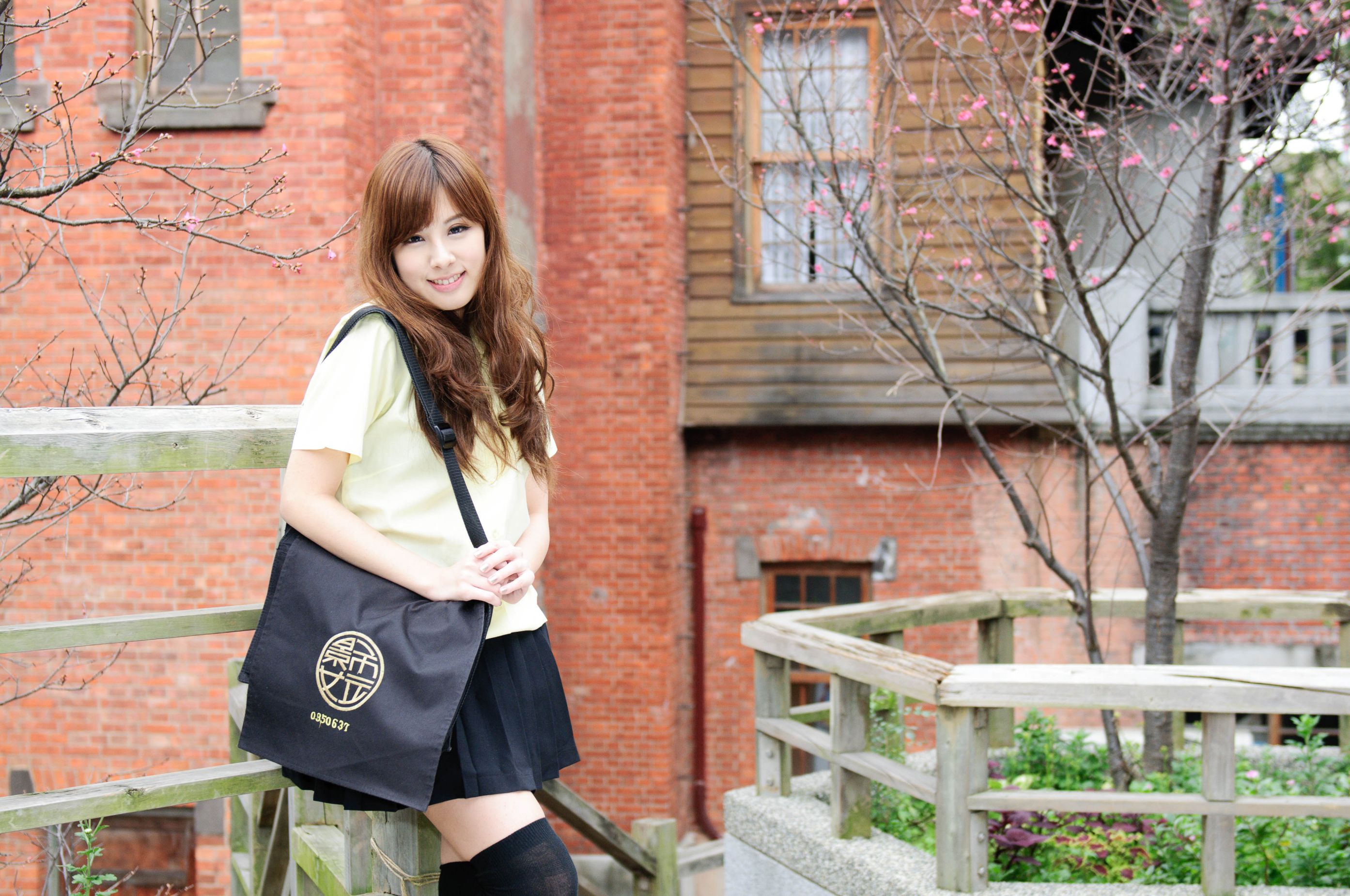 台湾美女模特小米Kate su清新街拍图片-图64