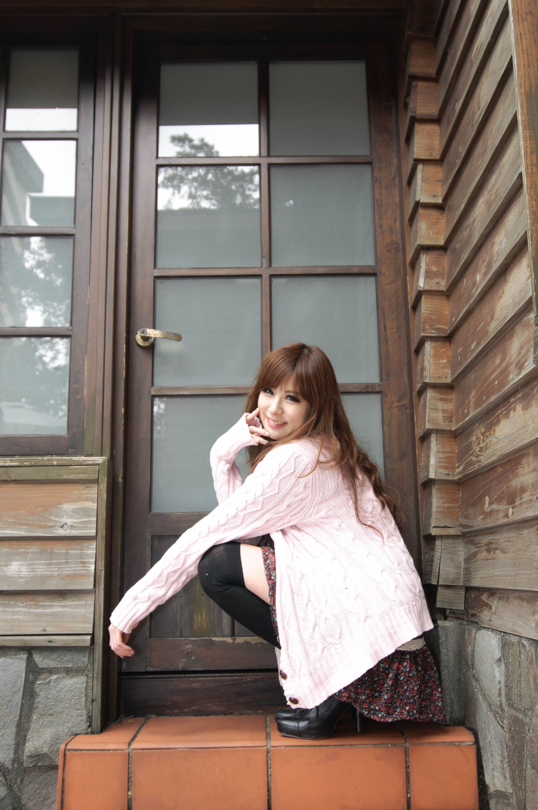 台湾美女模特小米Kate su清新街拍图片-图67